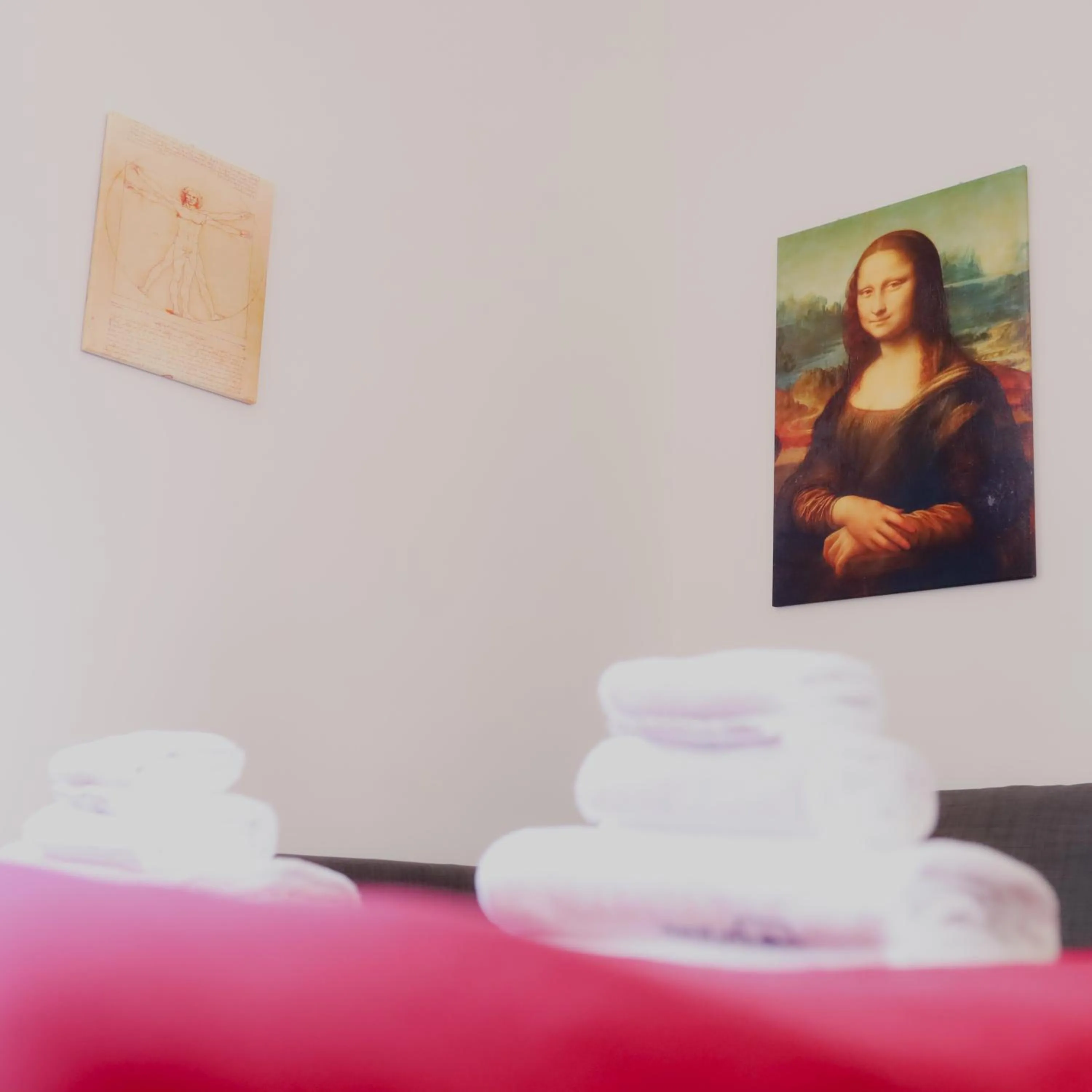 Decorative detail in Cielo Vaticano Guest House