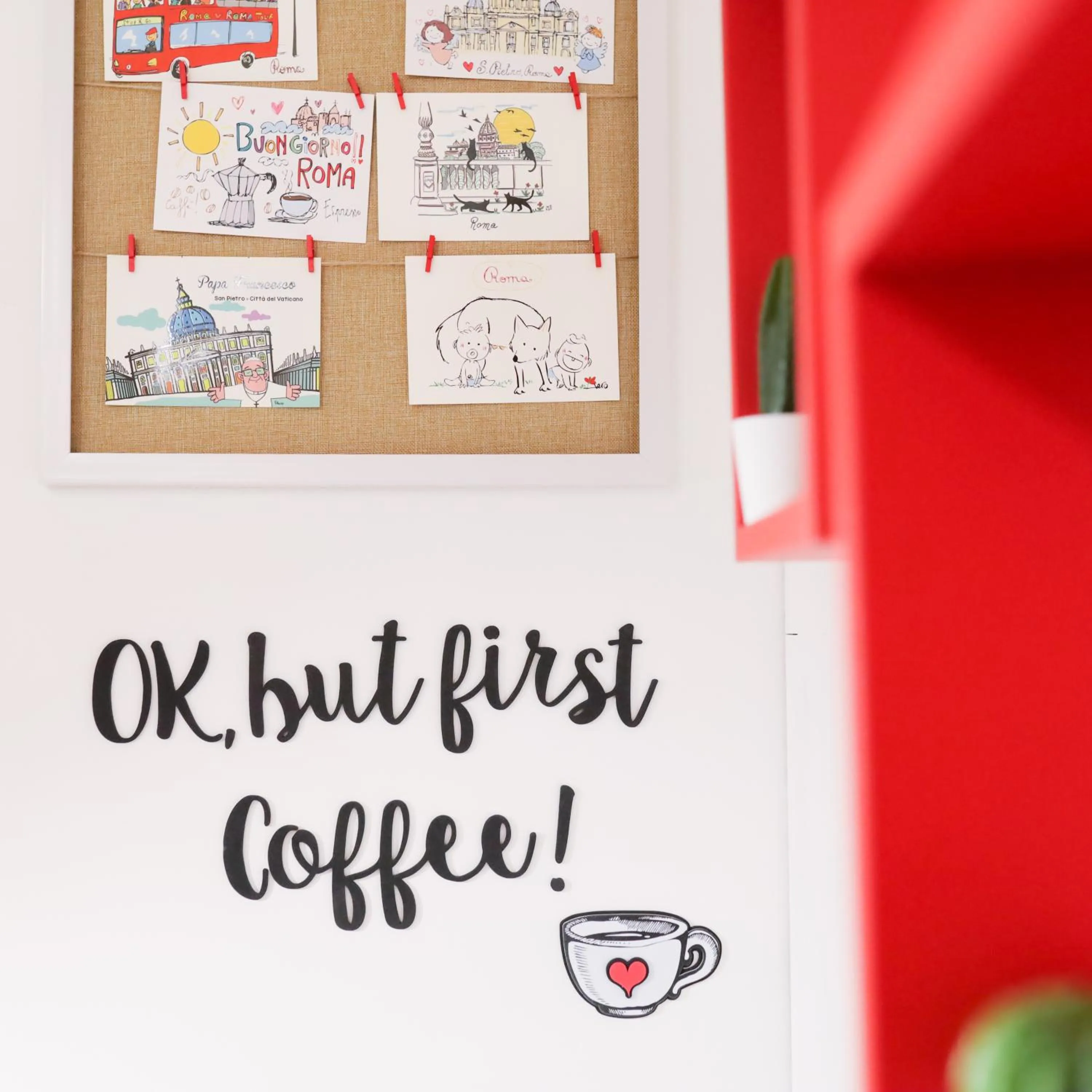 Decorative detail in Cielo Vaticano Guest House