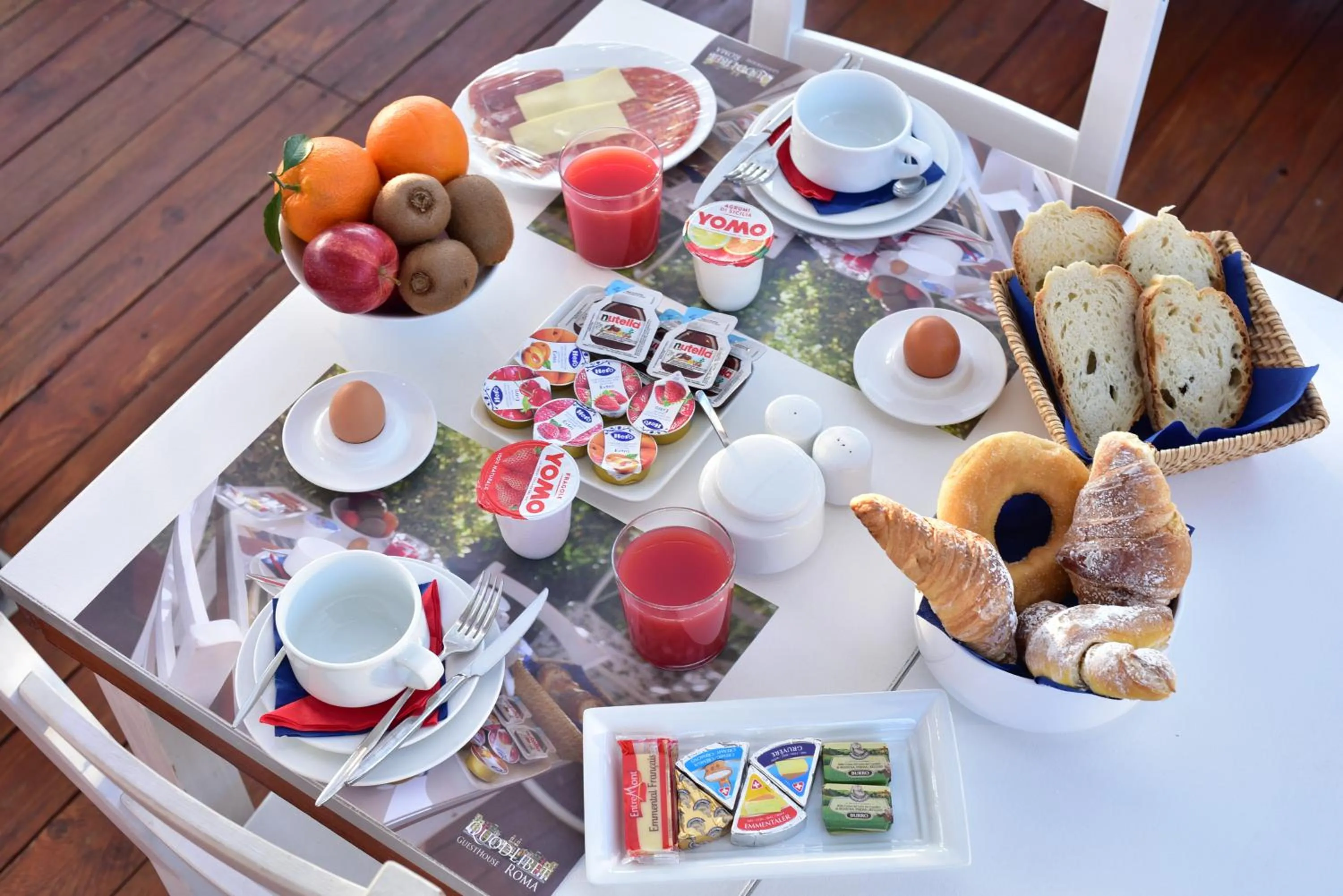 Continental breakfast in QuodLibet