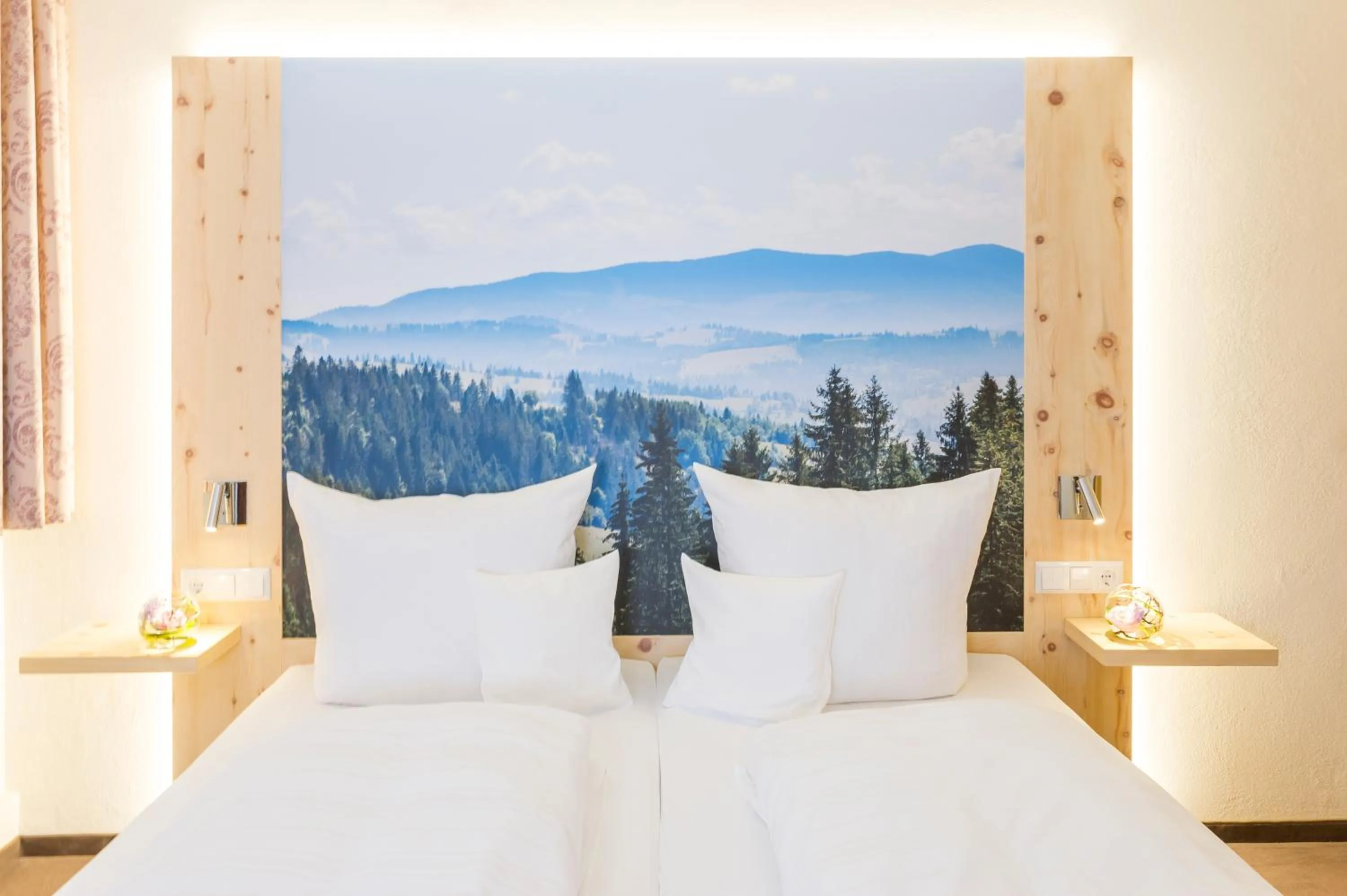 Bed in Hotel Rössle