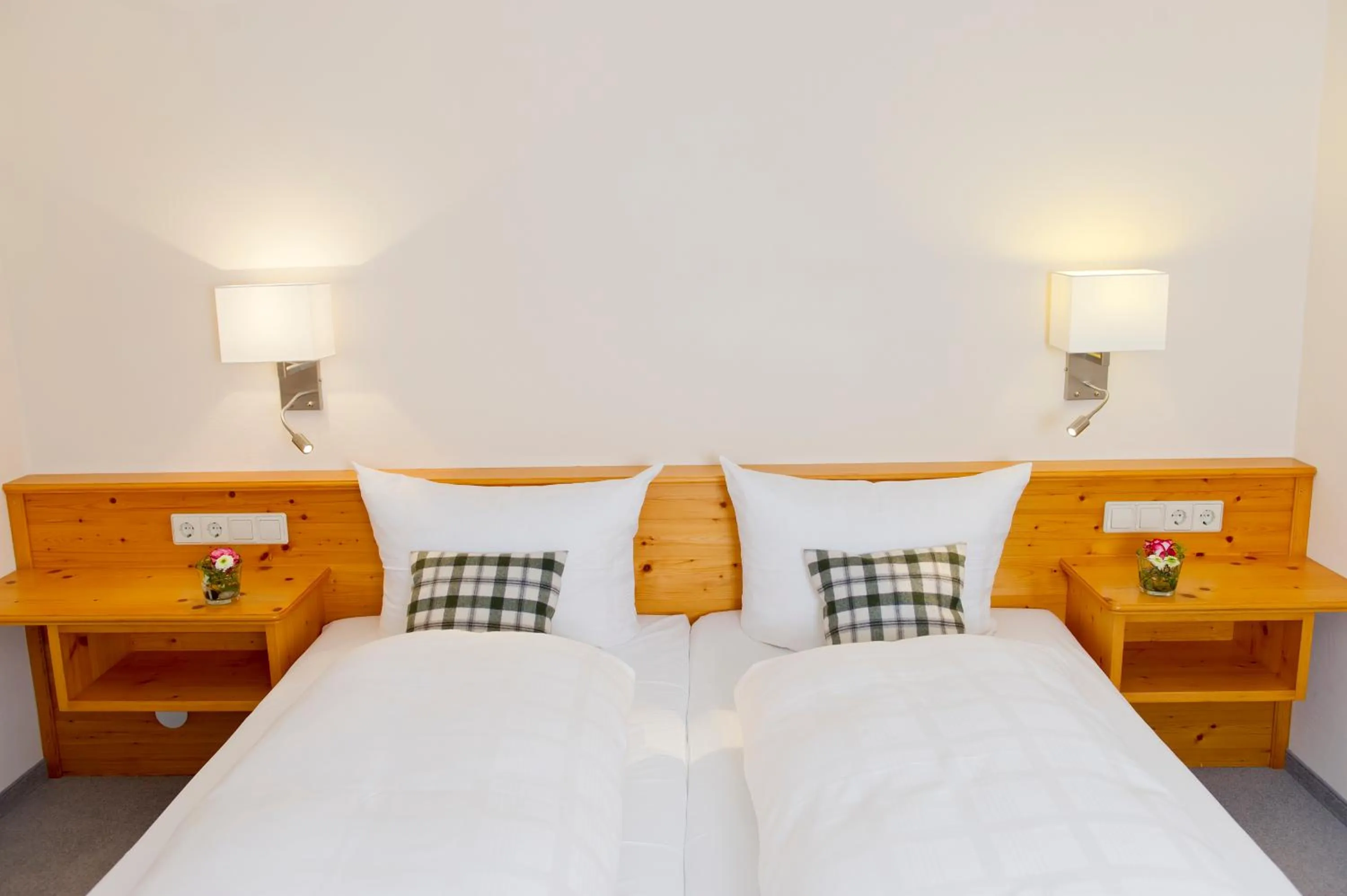 Bed in Hotel Rössle