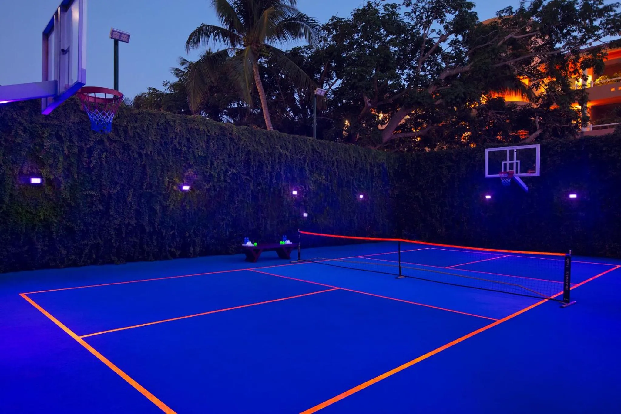 Tennis court in Dreams Aventuras Riviera Maya - All Inclusive