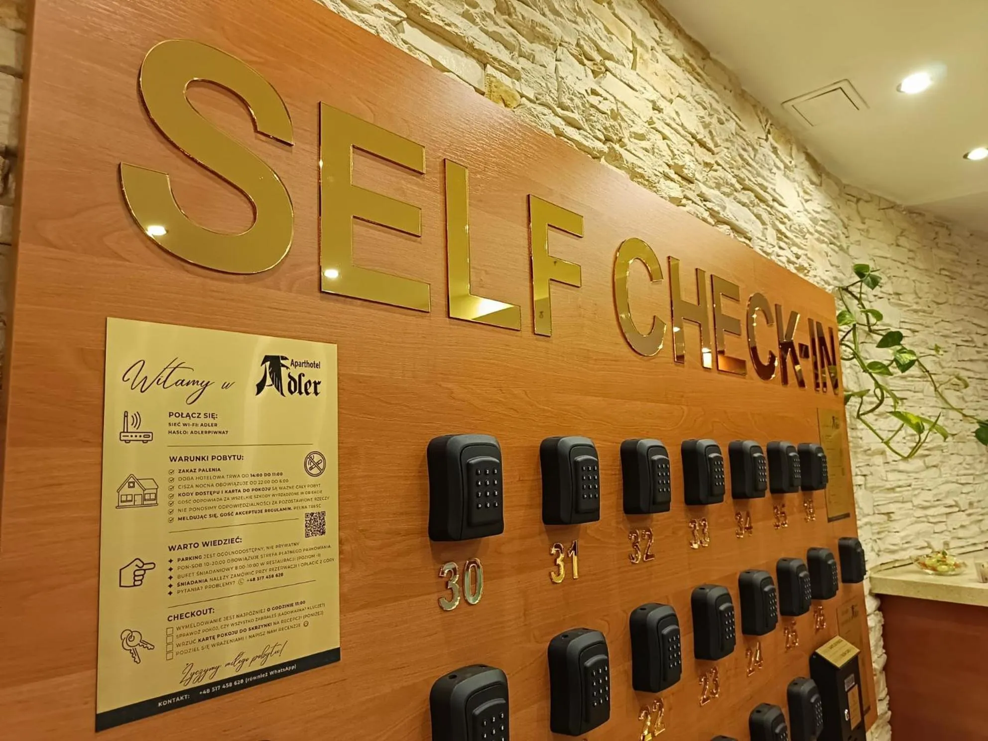 Lobby or reception in Aparthotel Adler