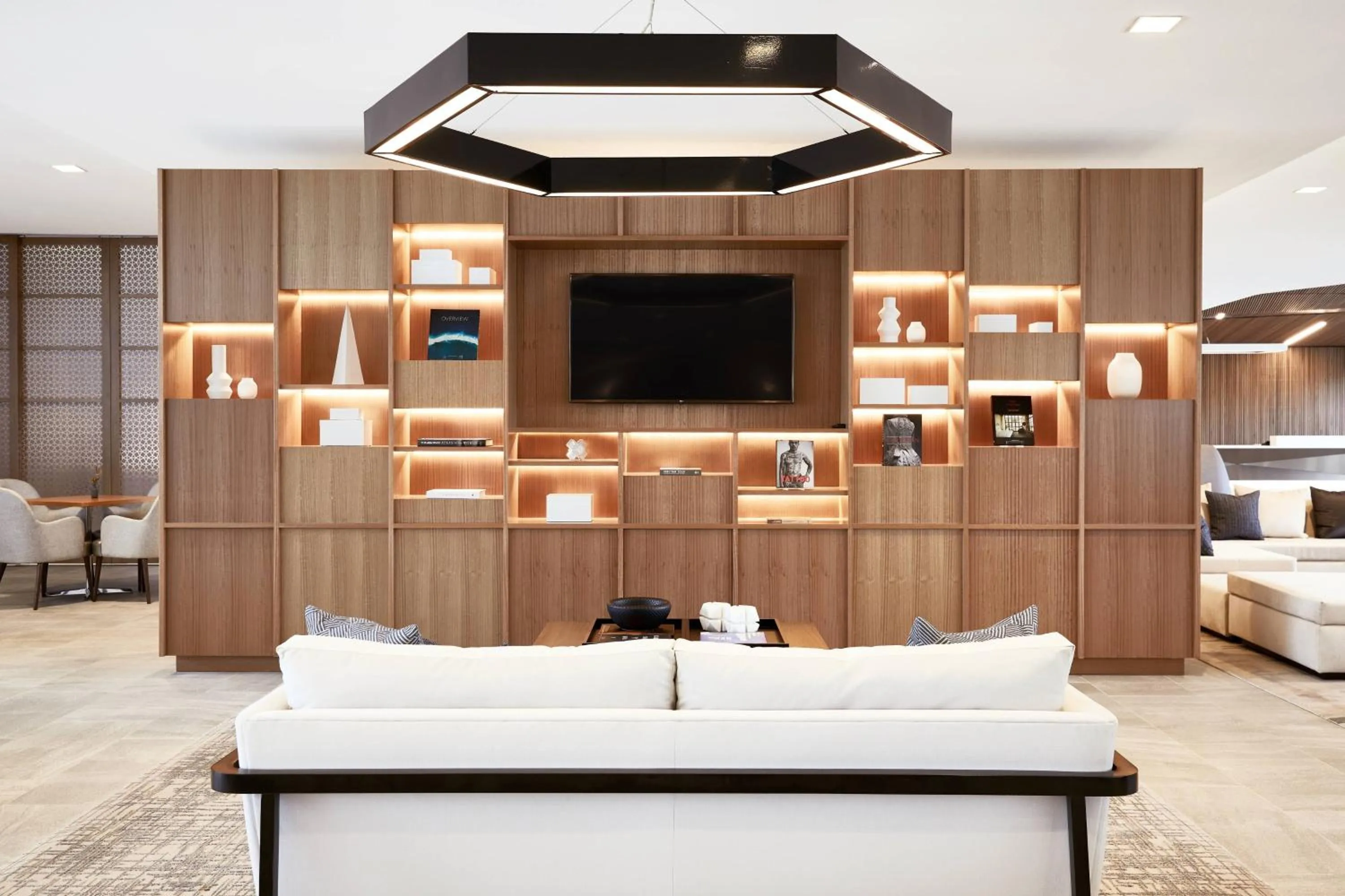 Lobby or reception in AC Hotel By Marriott Dallas By The Galleria