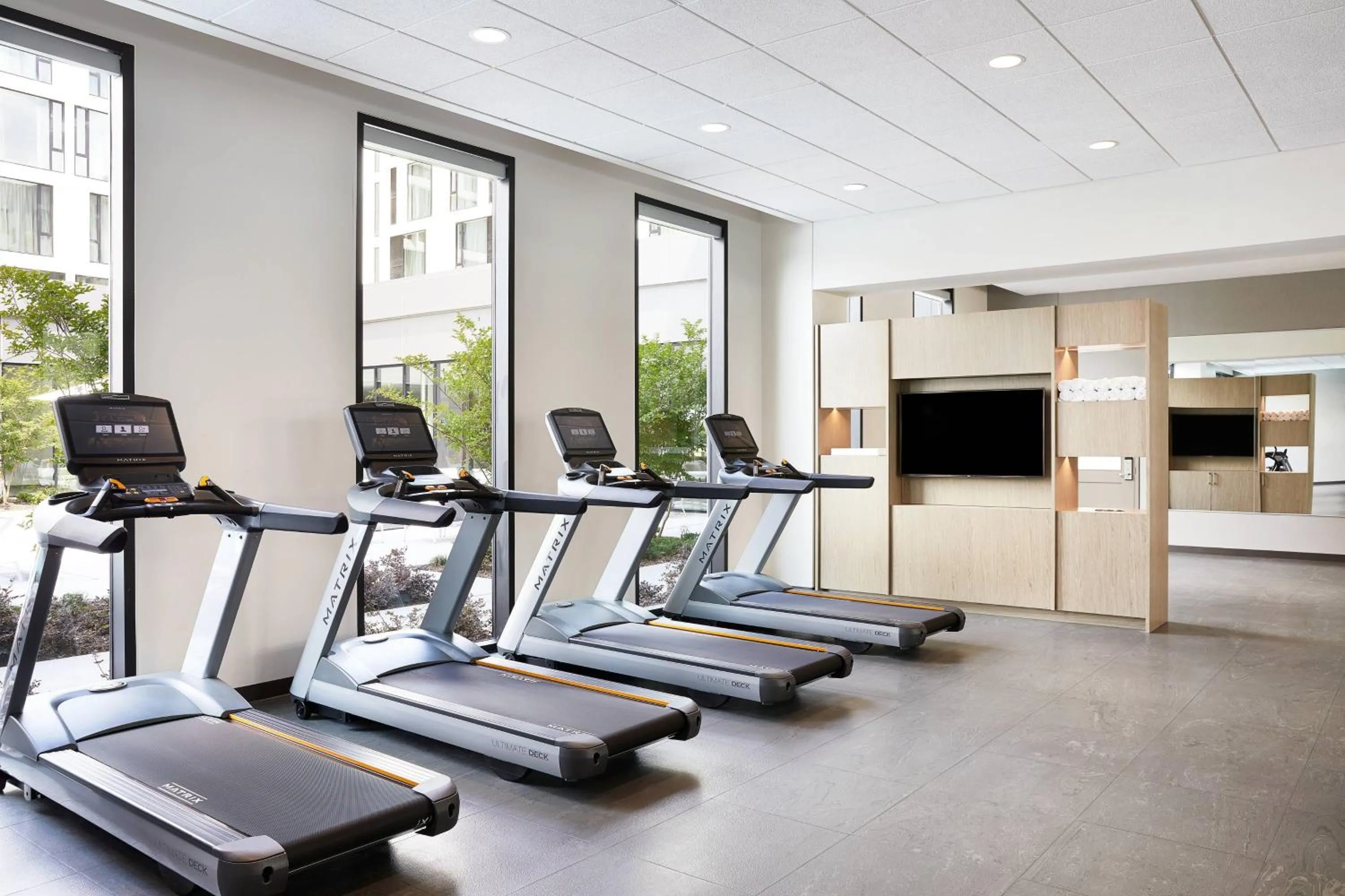 Fitness centre/facilities in AC Hotel By Marriott Dallas By The Galleria
