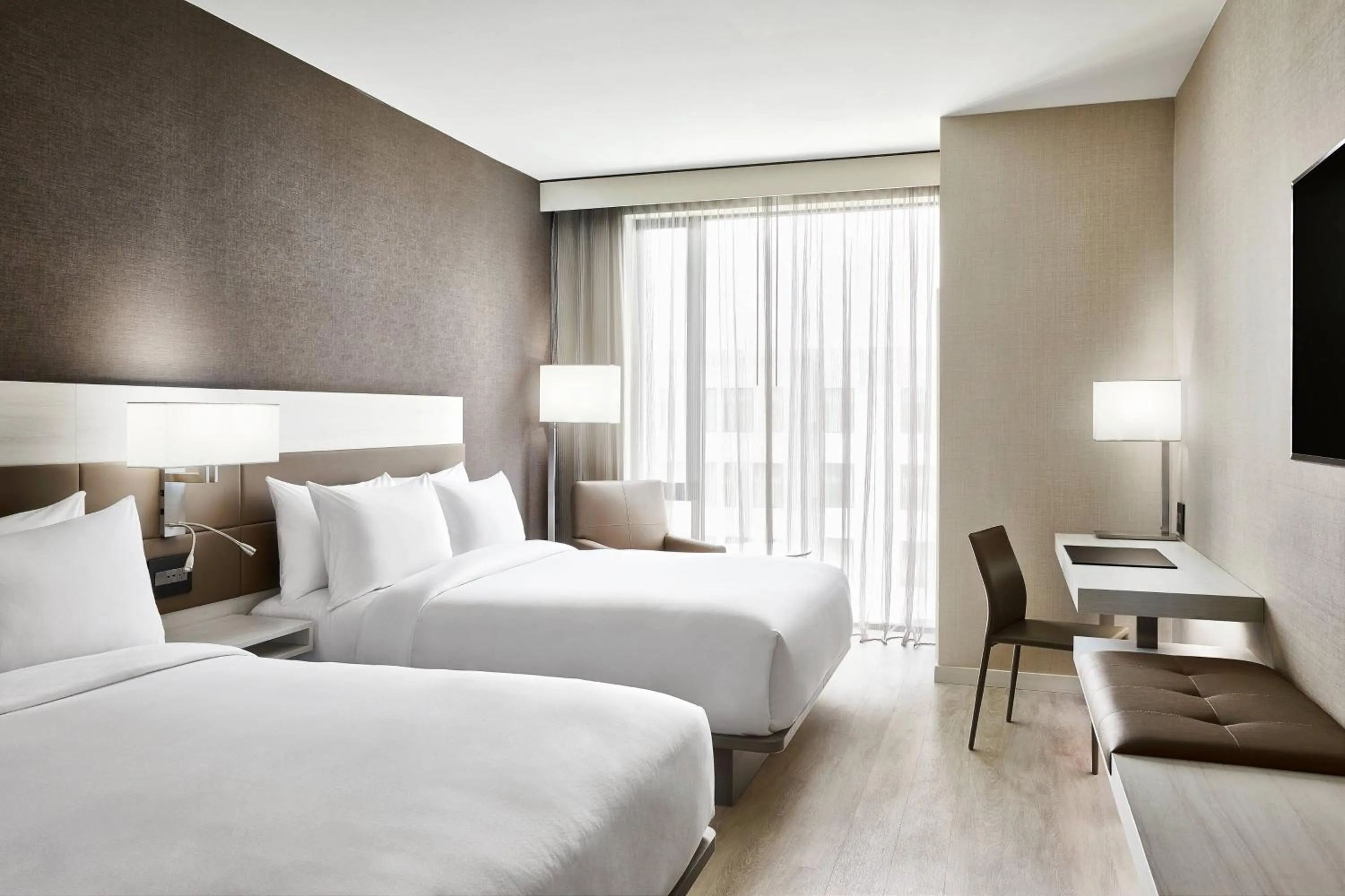 Photo of the whole room, Bed in AC Hotel By Marriott Dallas By The Galleria