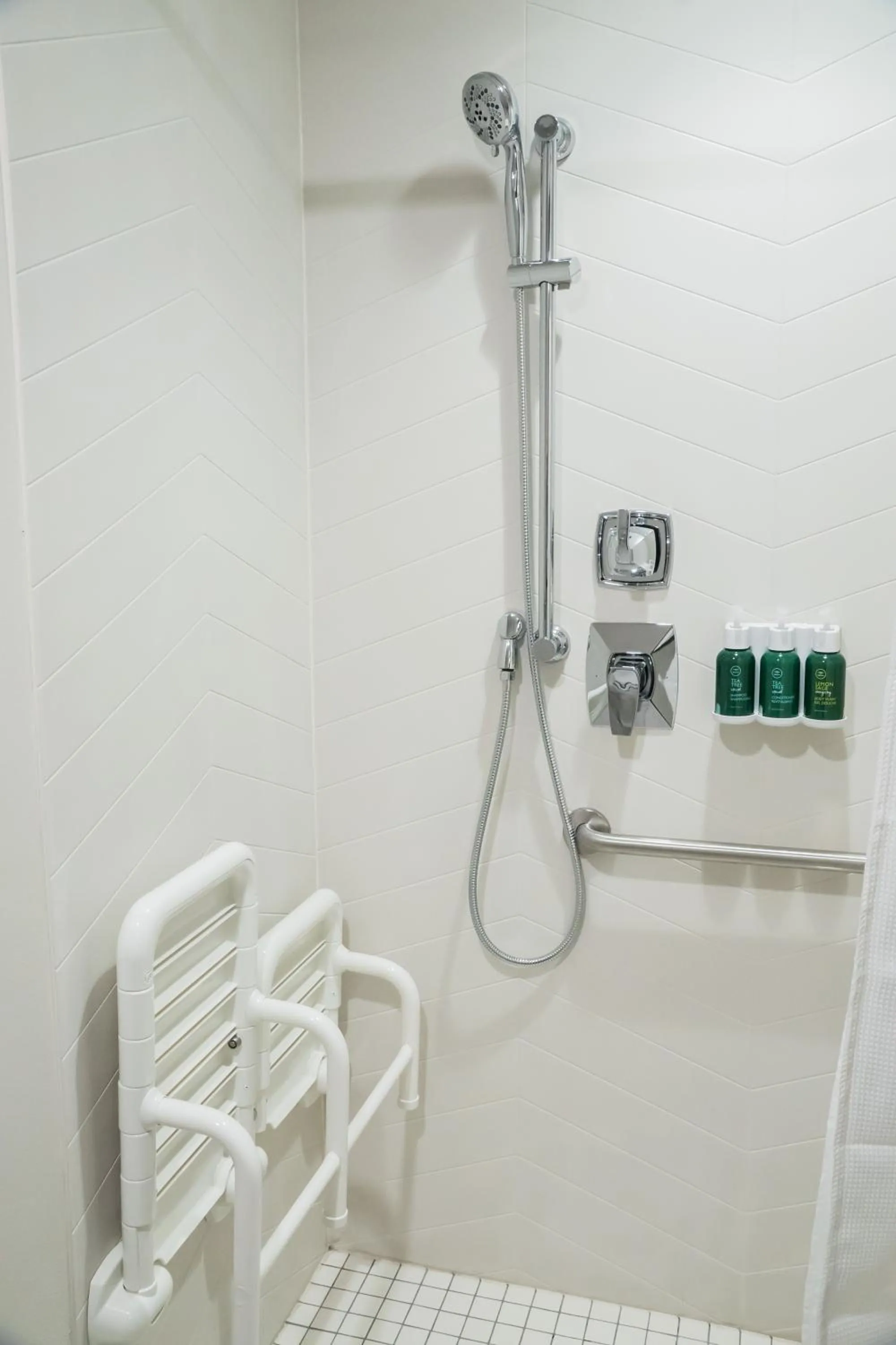 Shower in Fairfield Inn & Suites by Marriott Melbourne Viera Town Center