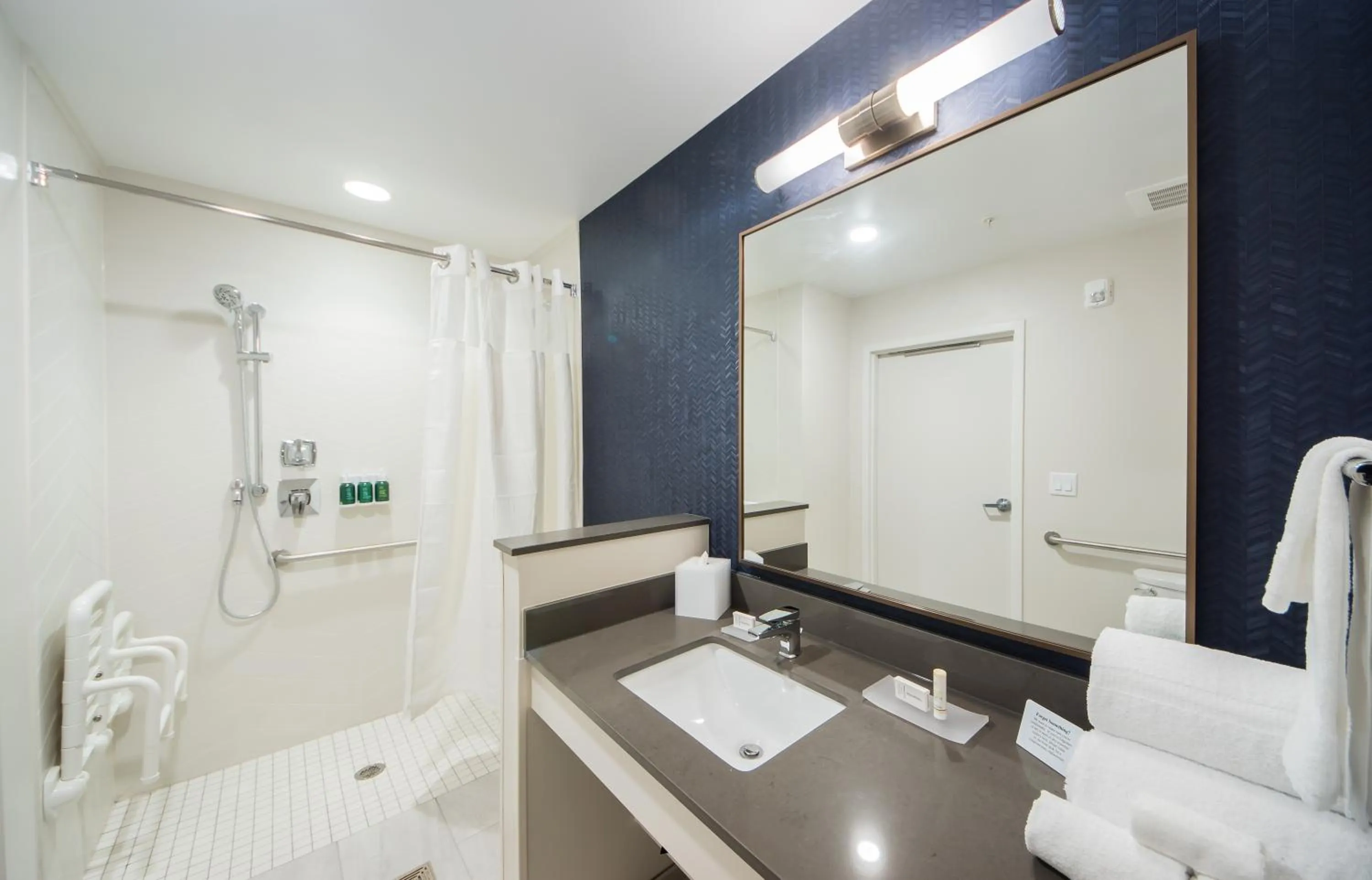 Shower in Fairfield Inn & Suites by Marriott Melbourne Viera Town Center