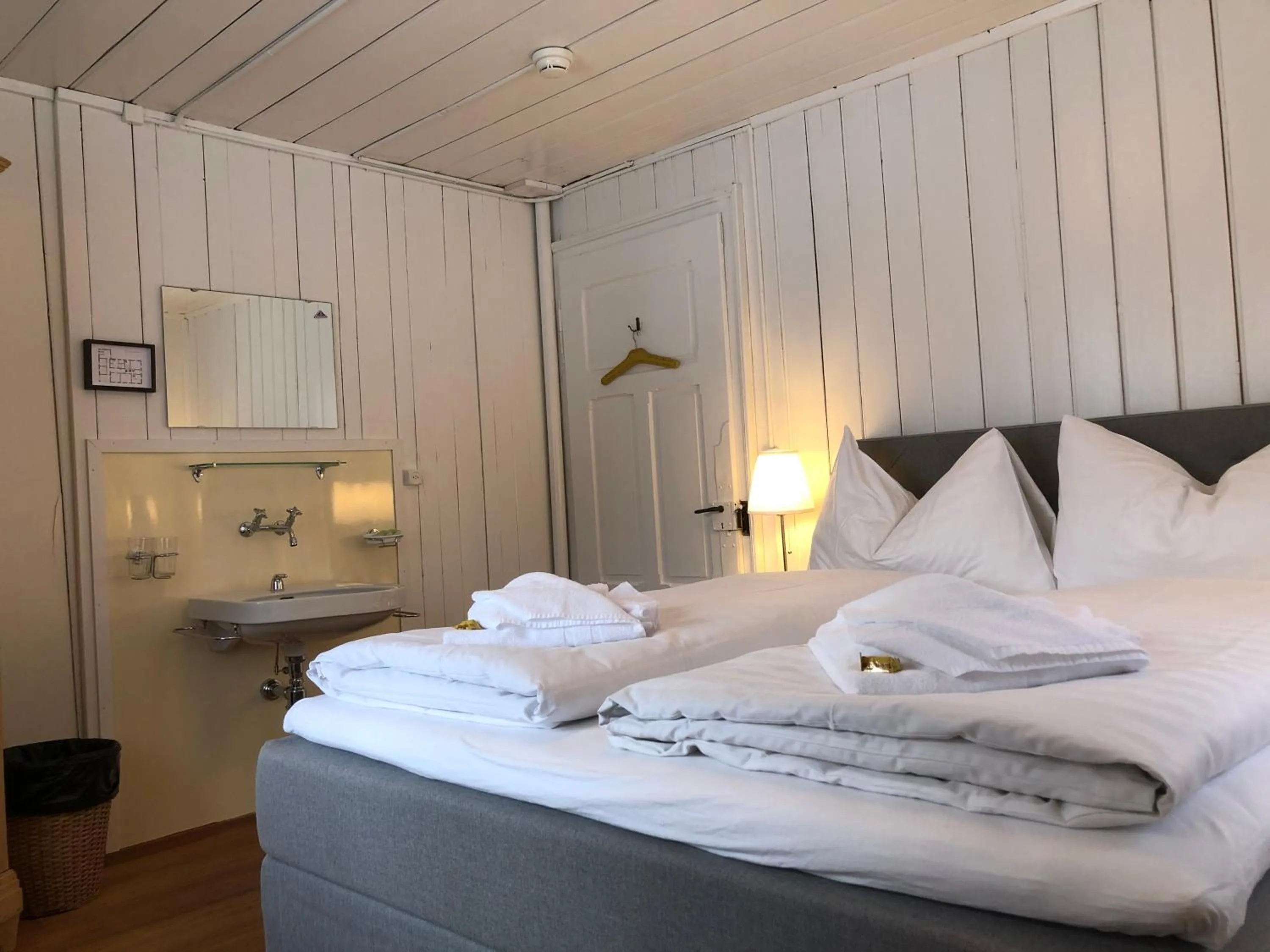 Bed in Gasthaus Spinas