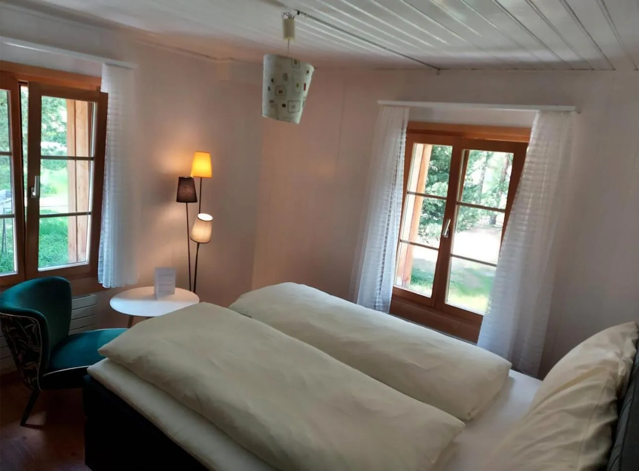 Bed in Gasthaus Spinas