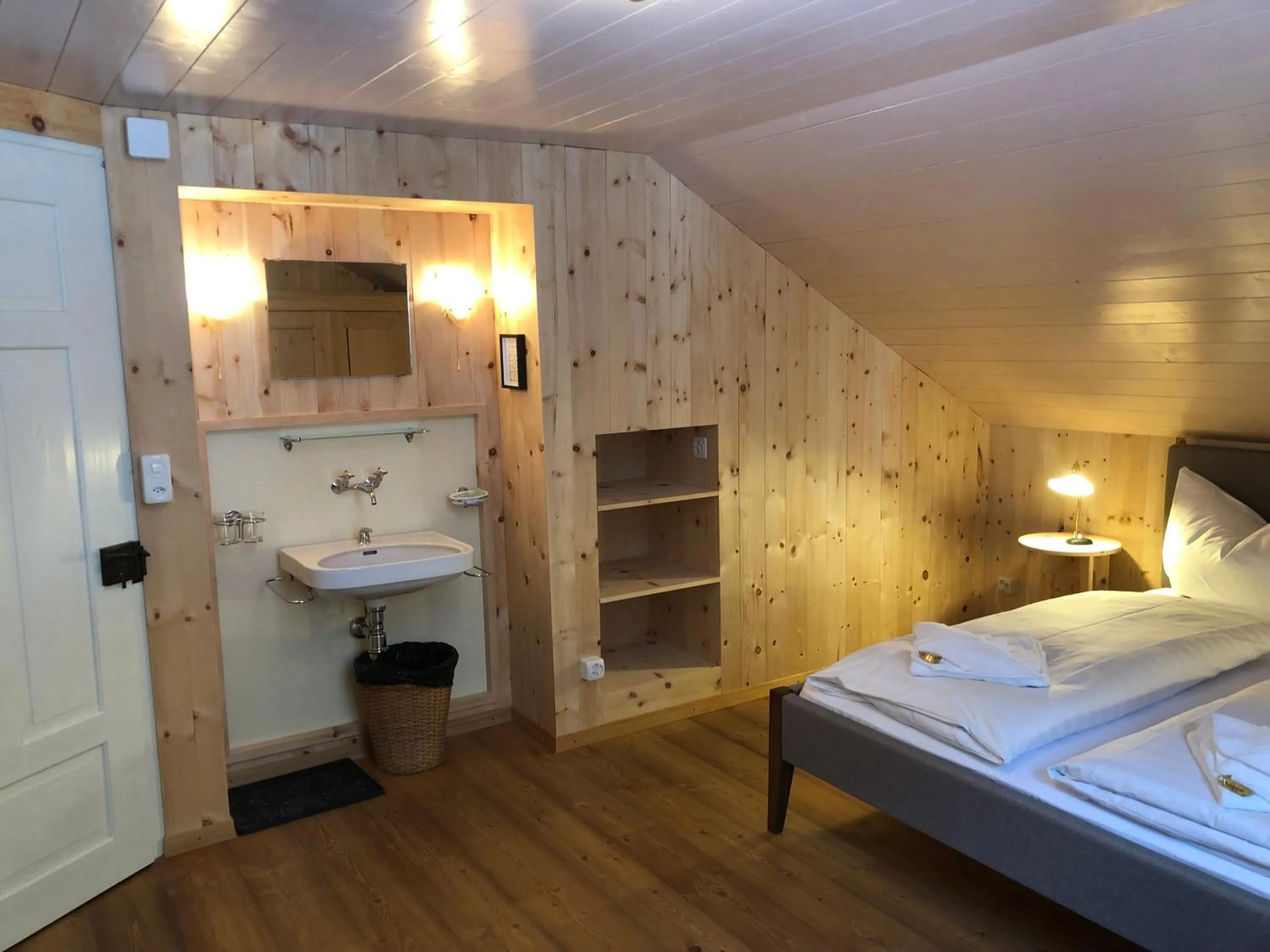 Bed in Gasthaus Spinas