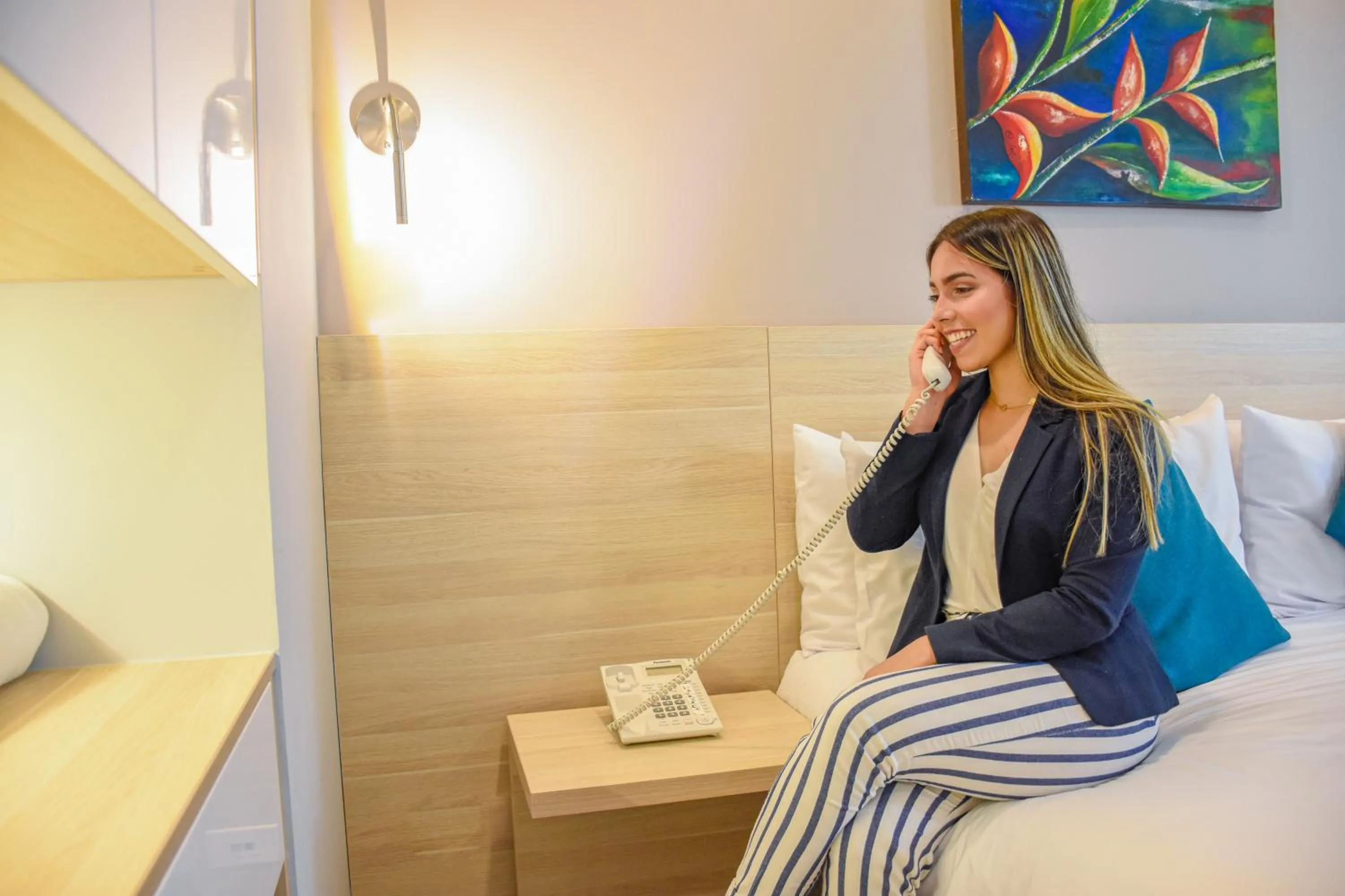 Bed in Hotel Barlovento