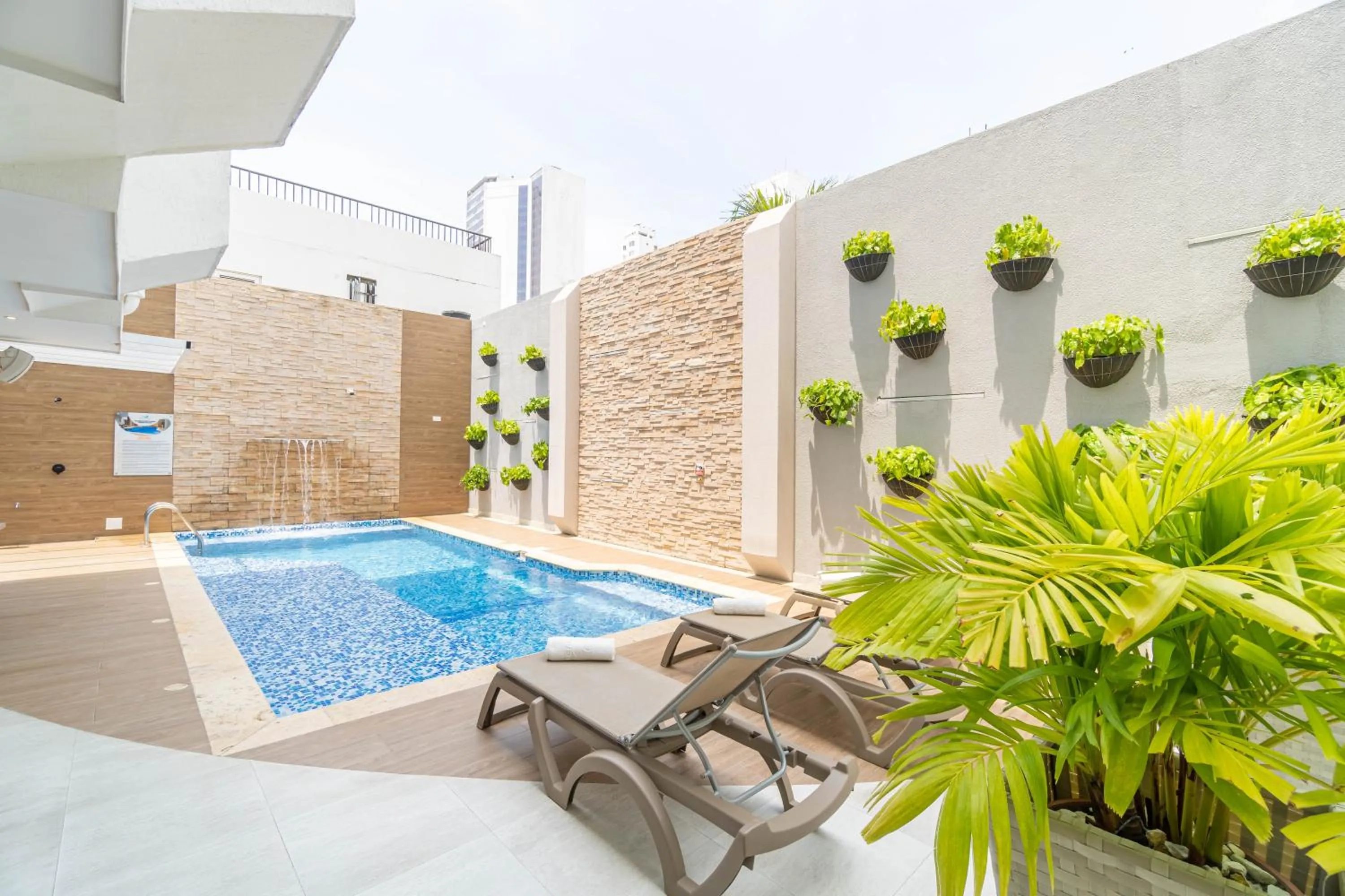 Swimming pool in Hotel Barlovento