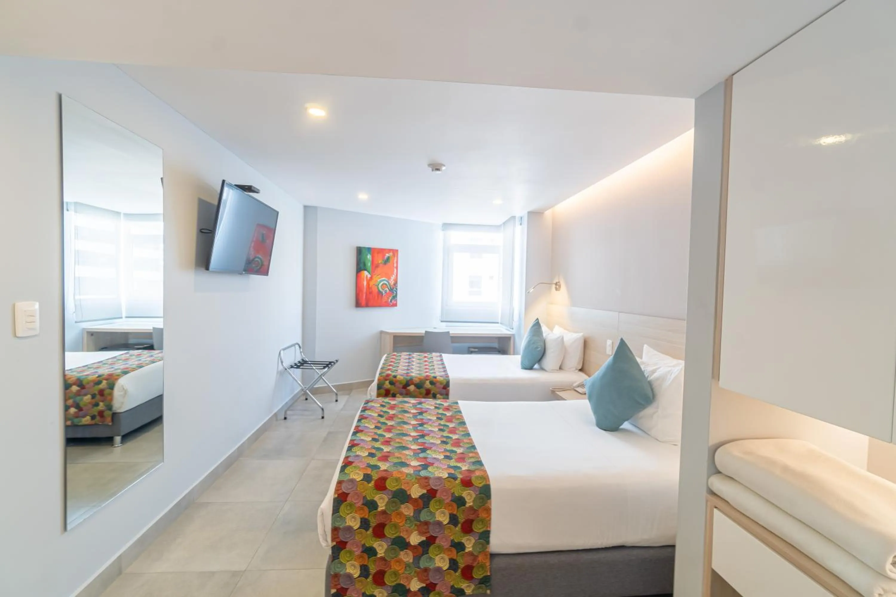 Bedroom, Bed in Hotel Barlovento