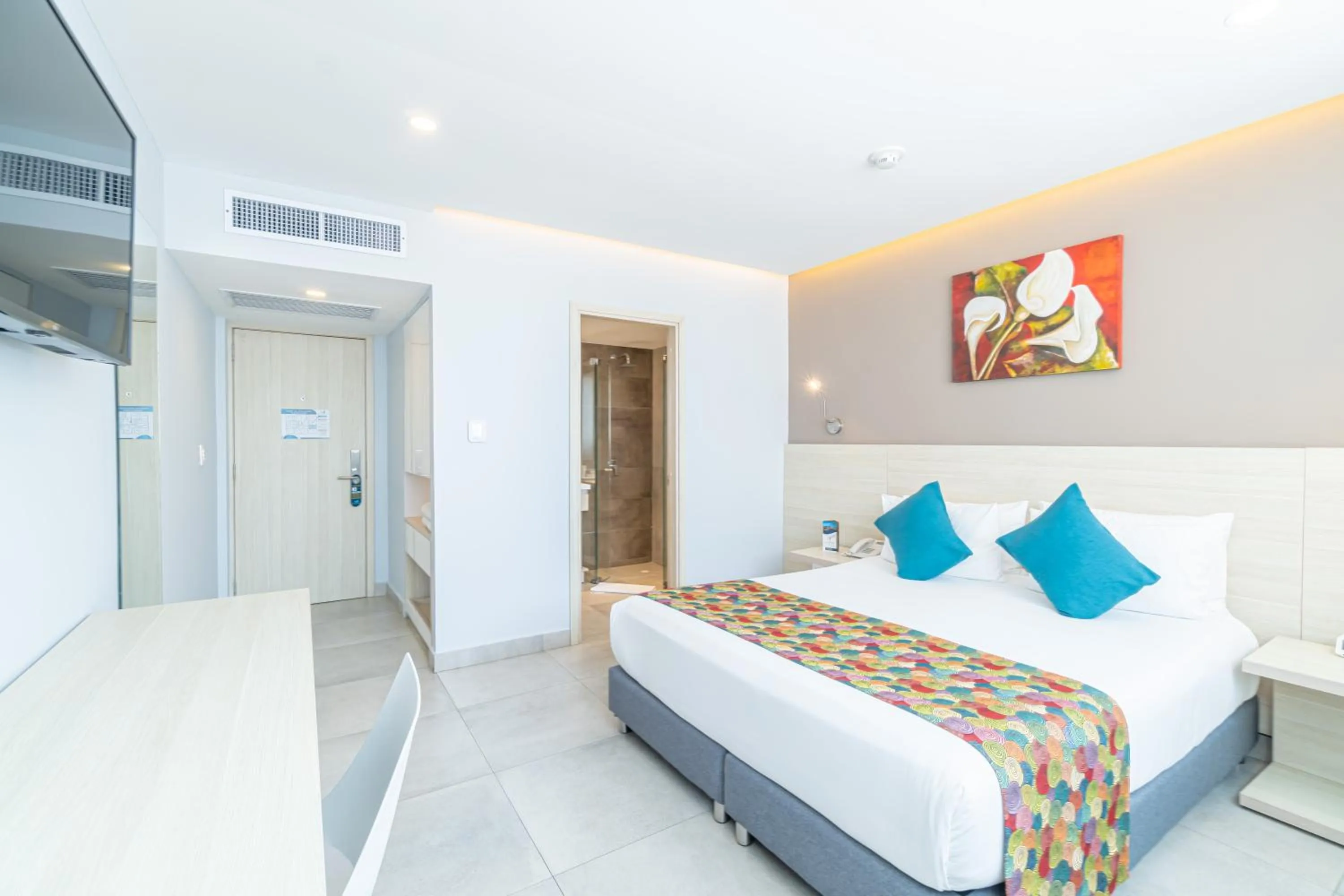 Bed in Hotel Barlovento