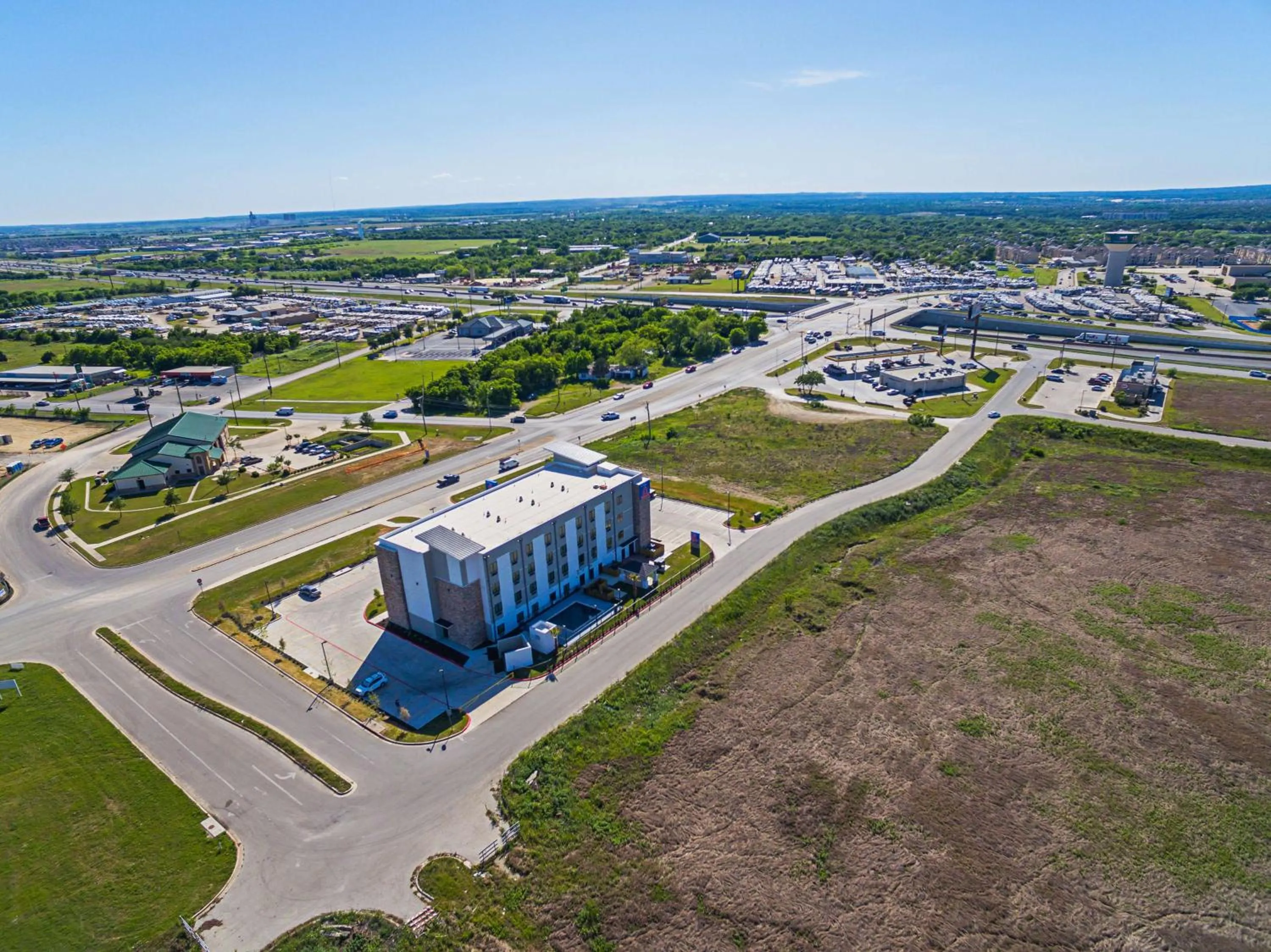 Property building in Studio 6-Buda, TX