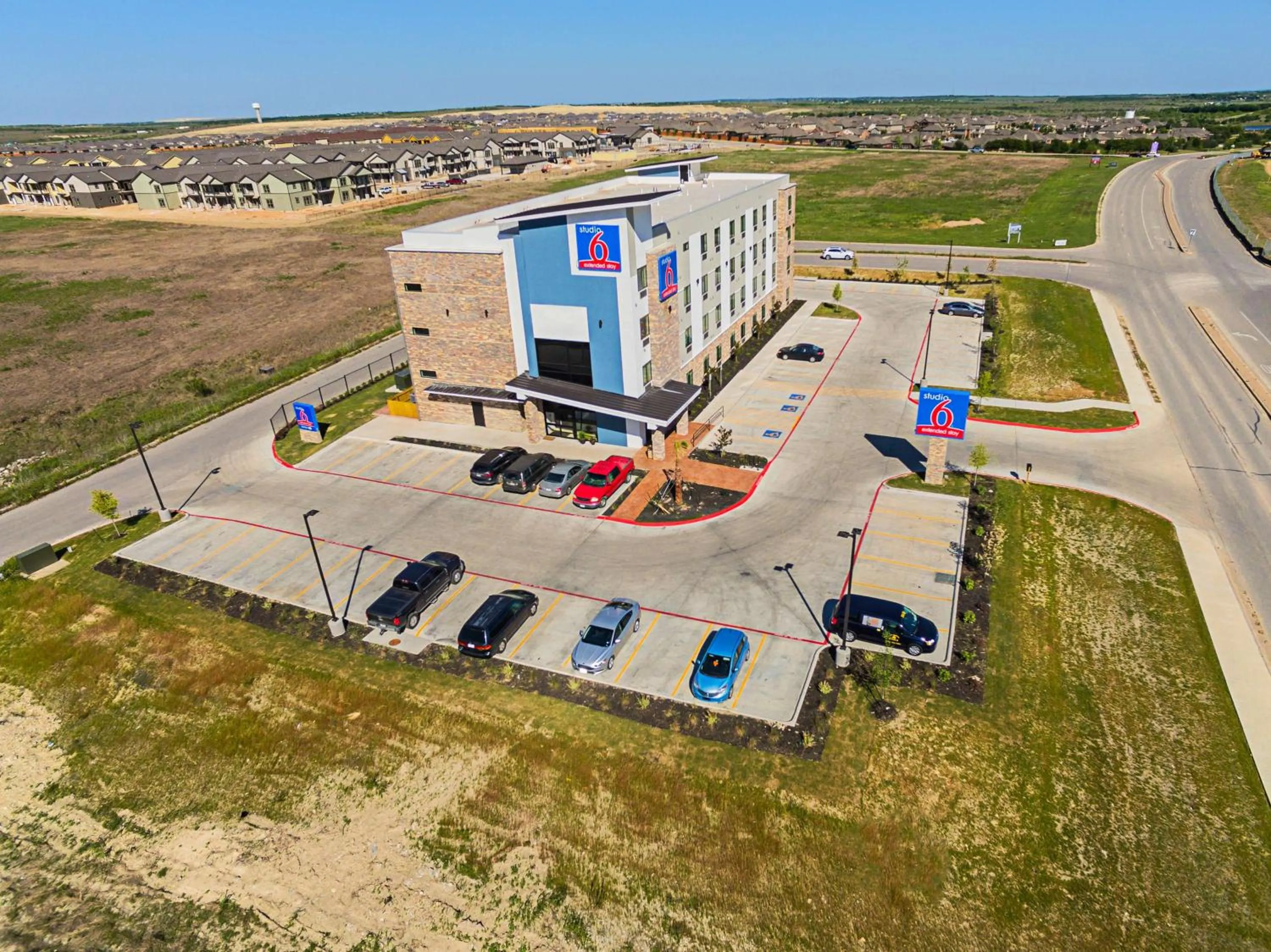 Property building in Studio 6-Buda, TX