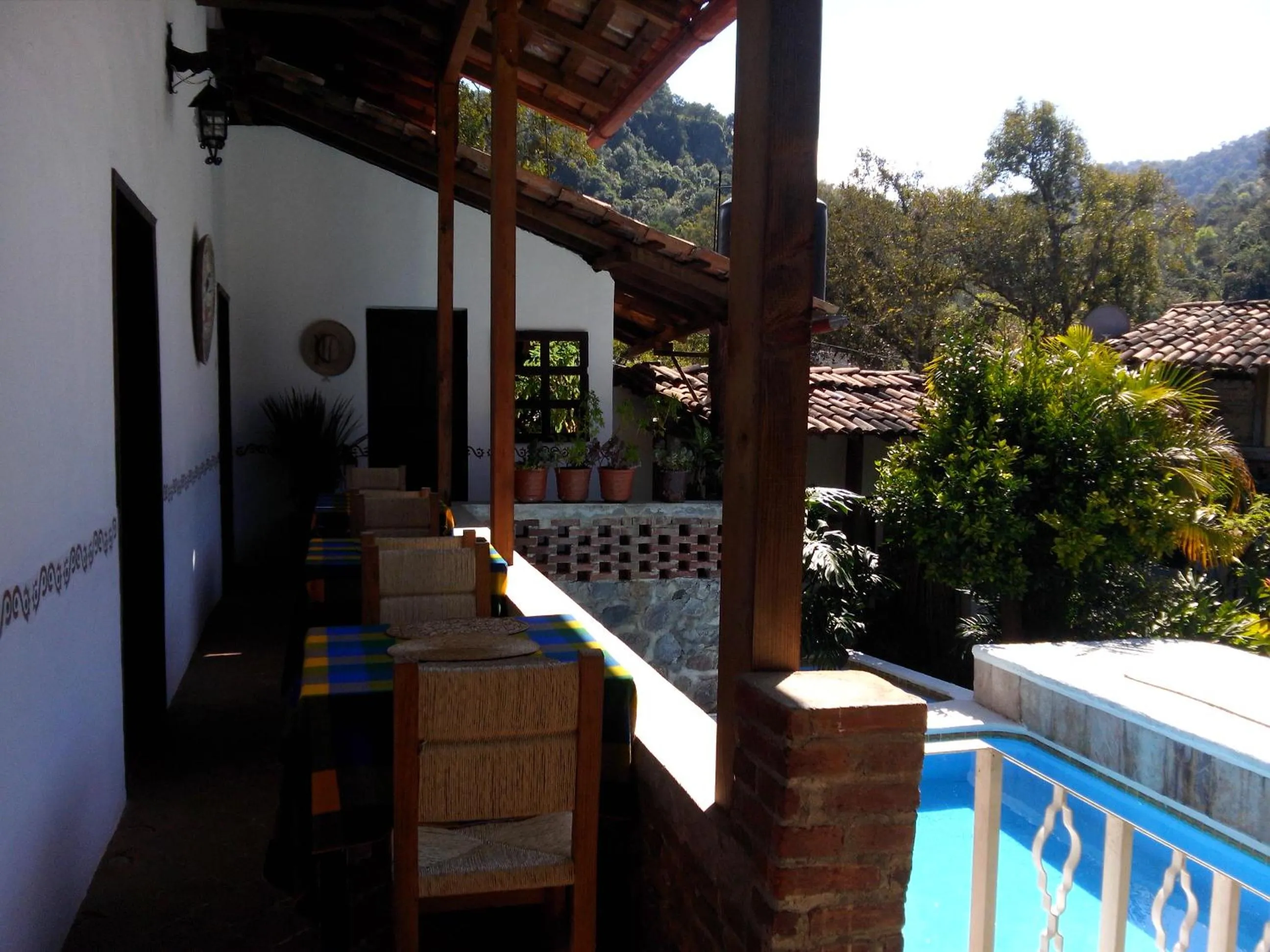 Patio in La Casona Breakfast & Wellness Center