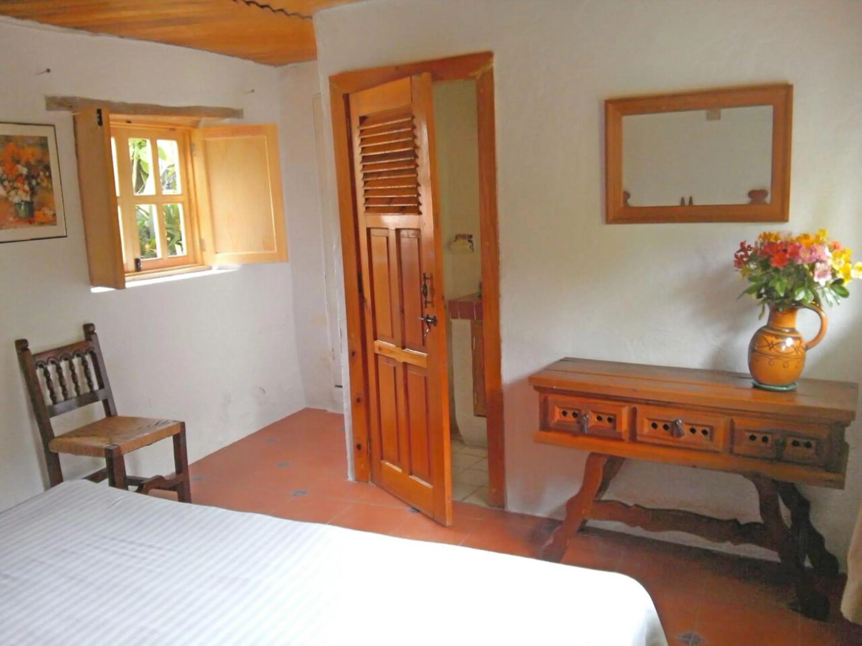 Bed in La Casona Breakfast & Wellness Center