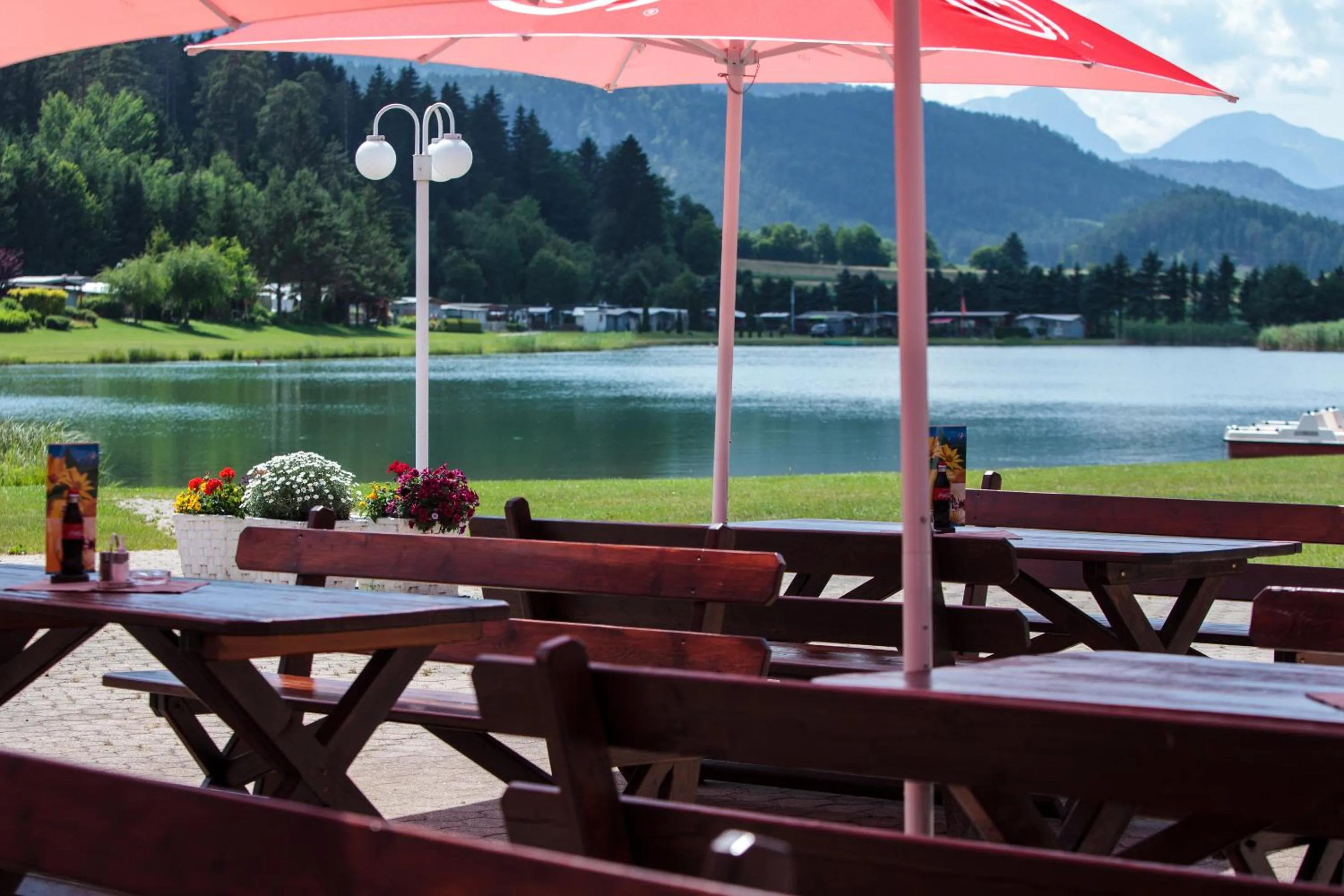 Patio in Pension Pirkdorfer See