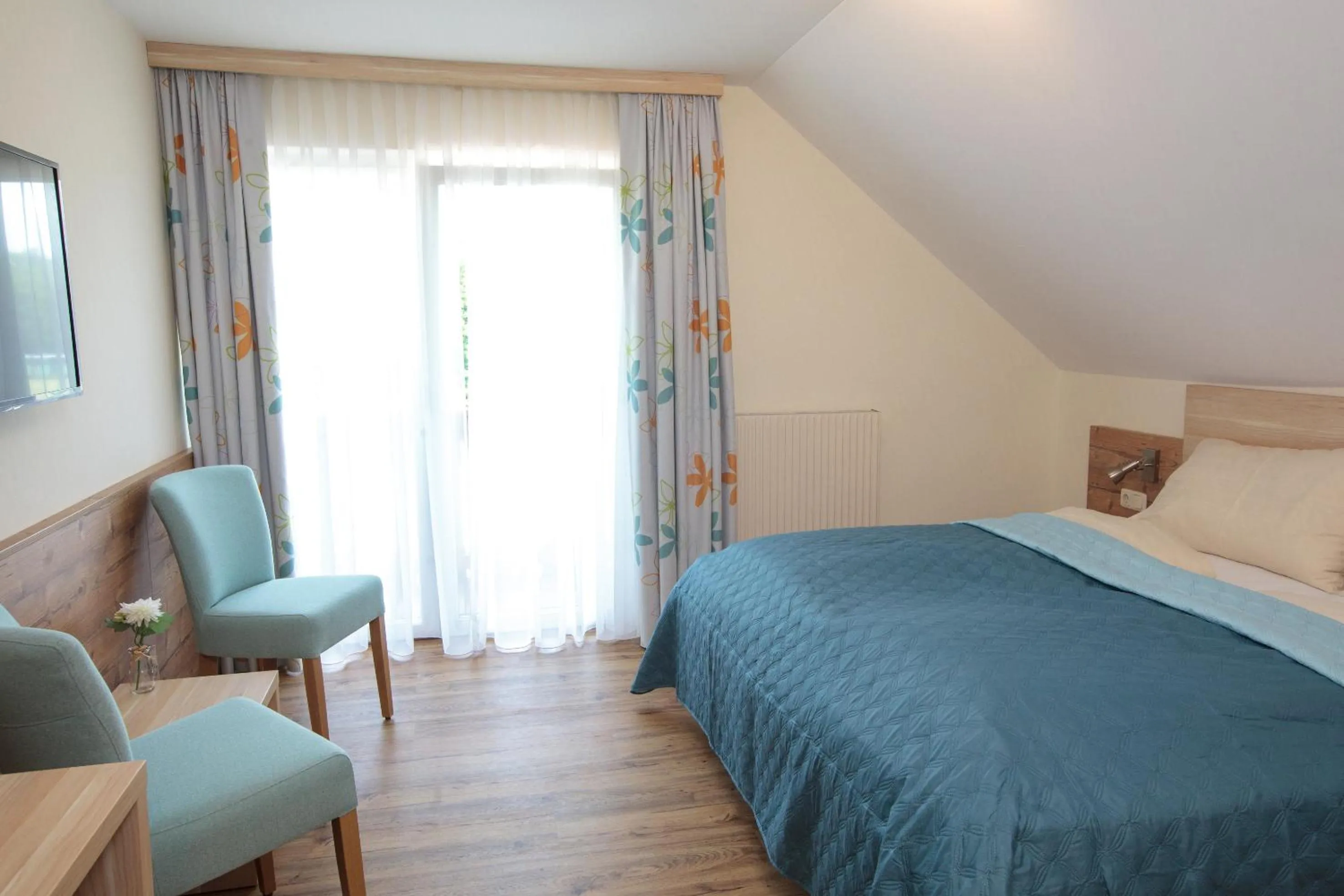 Bedroom, Bed in Pension Pirkdorfer See