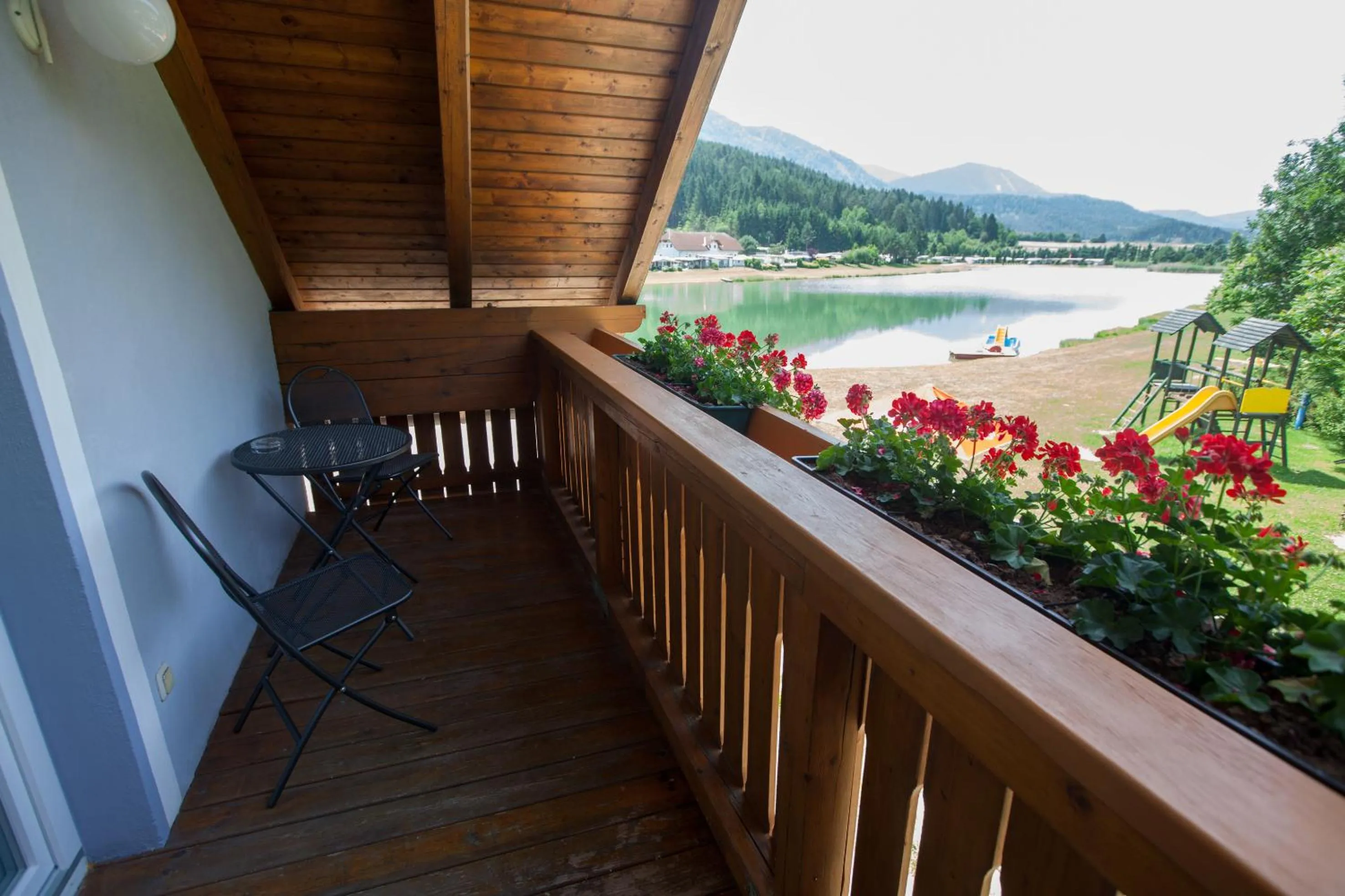 Balcony/Terrace in Pension Pirkdorfer See
