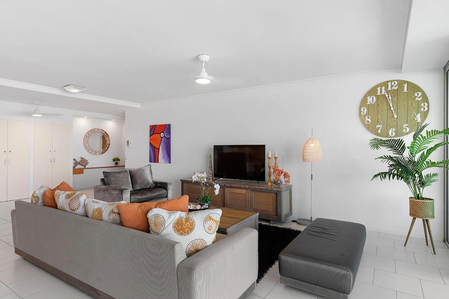 Living room in Peninsula Airlie Beach