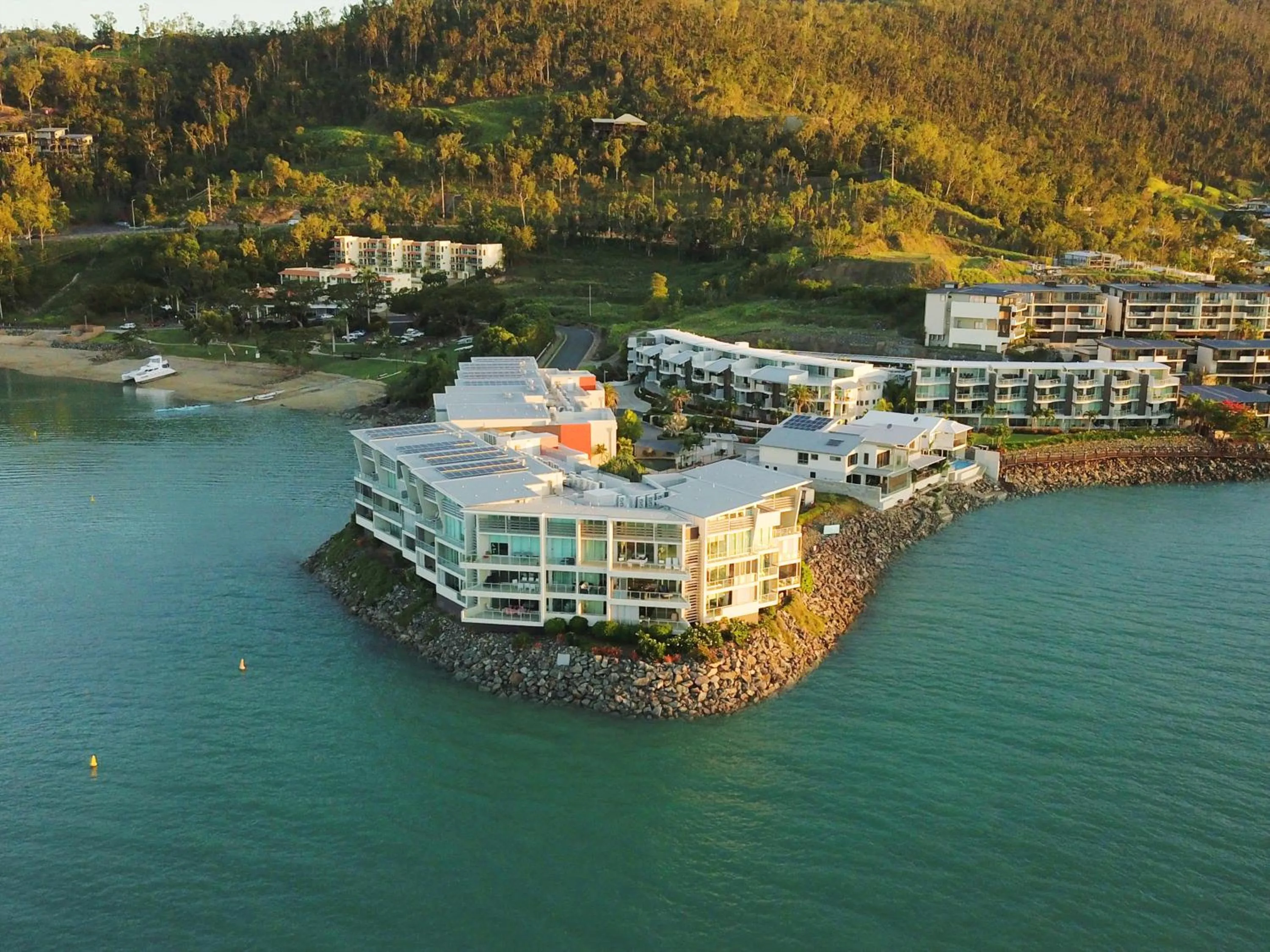Bird's eye view in Peninsula Airlie Beach