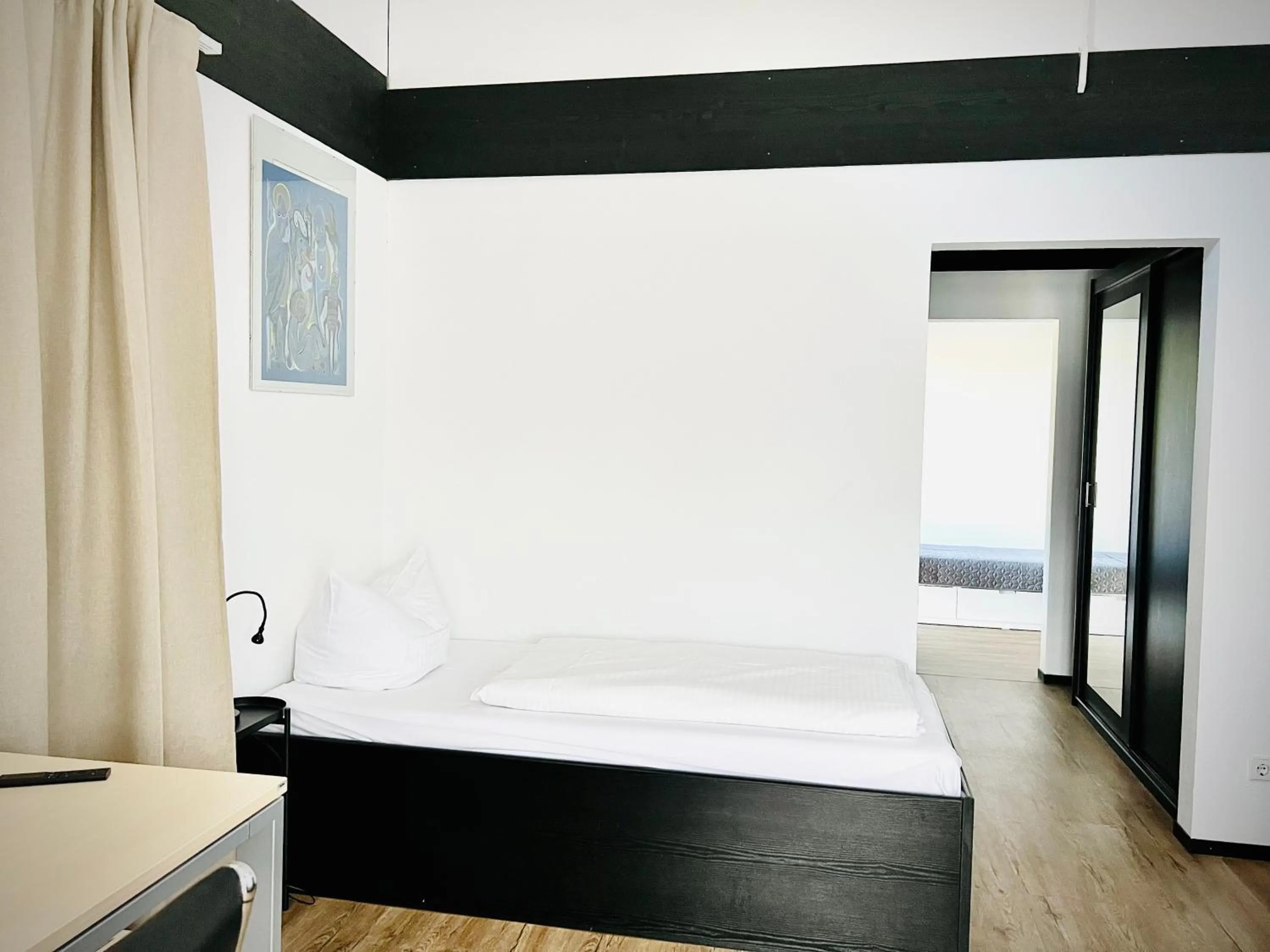 Bed in Hotel My Schildow