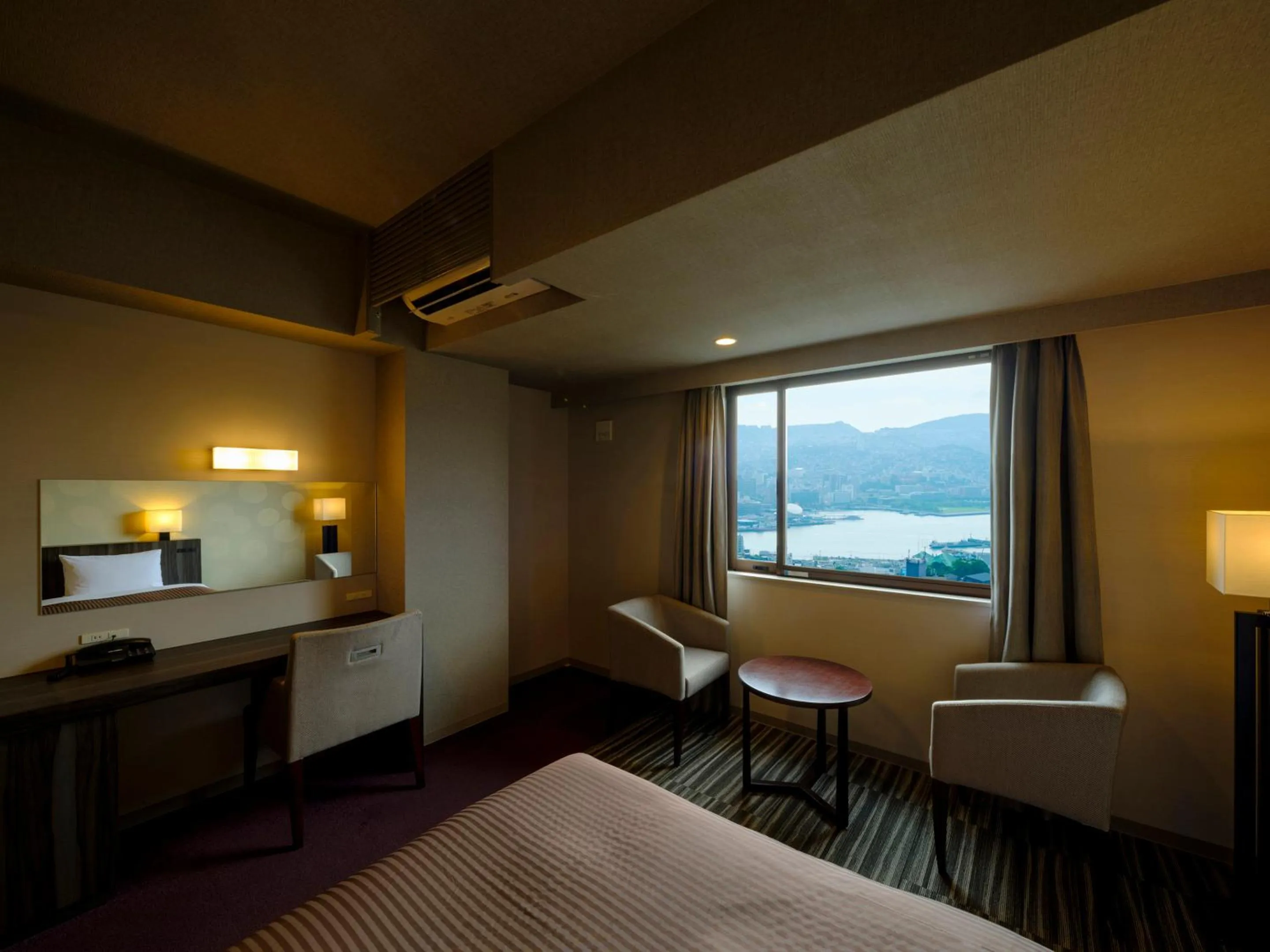 View (from property/room), Bed in Inasayama Kanko Hotel