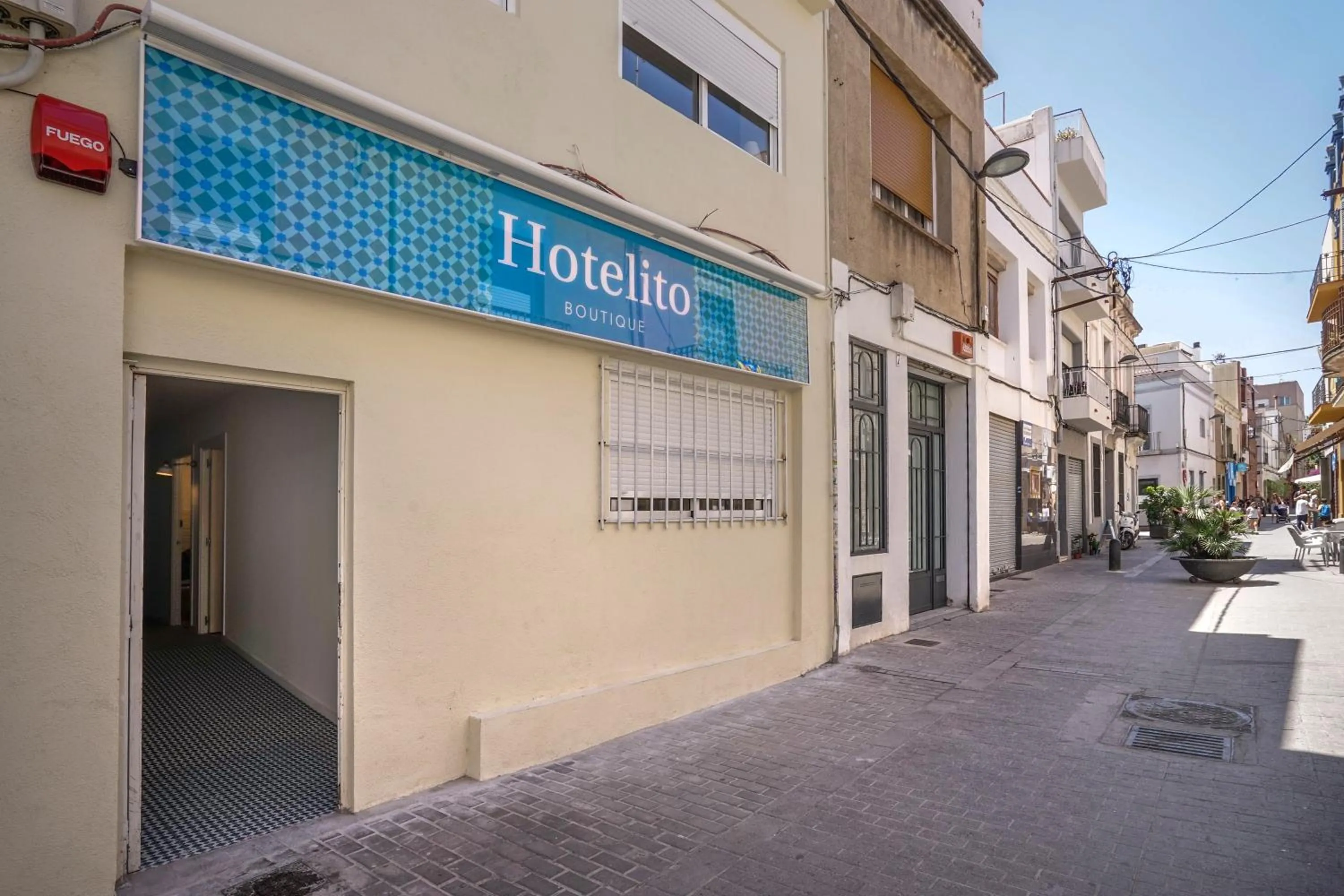 Property building in Hotelito Boutique Badalona.