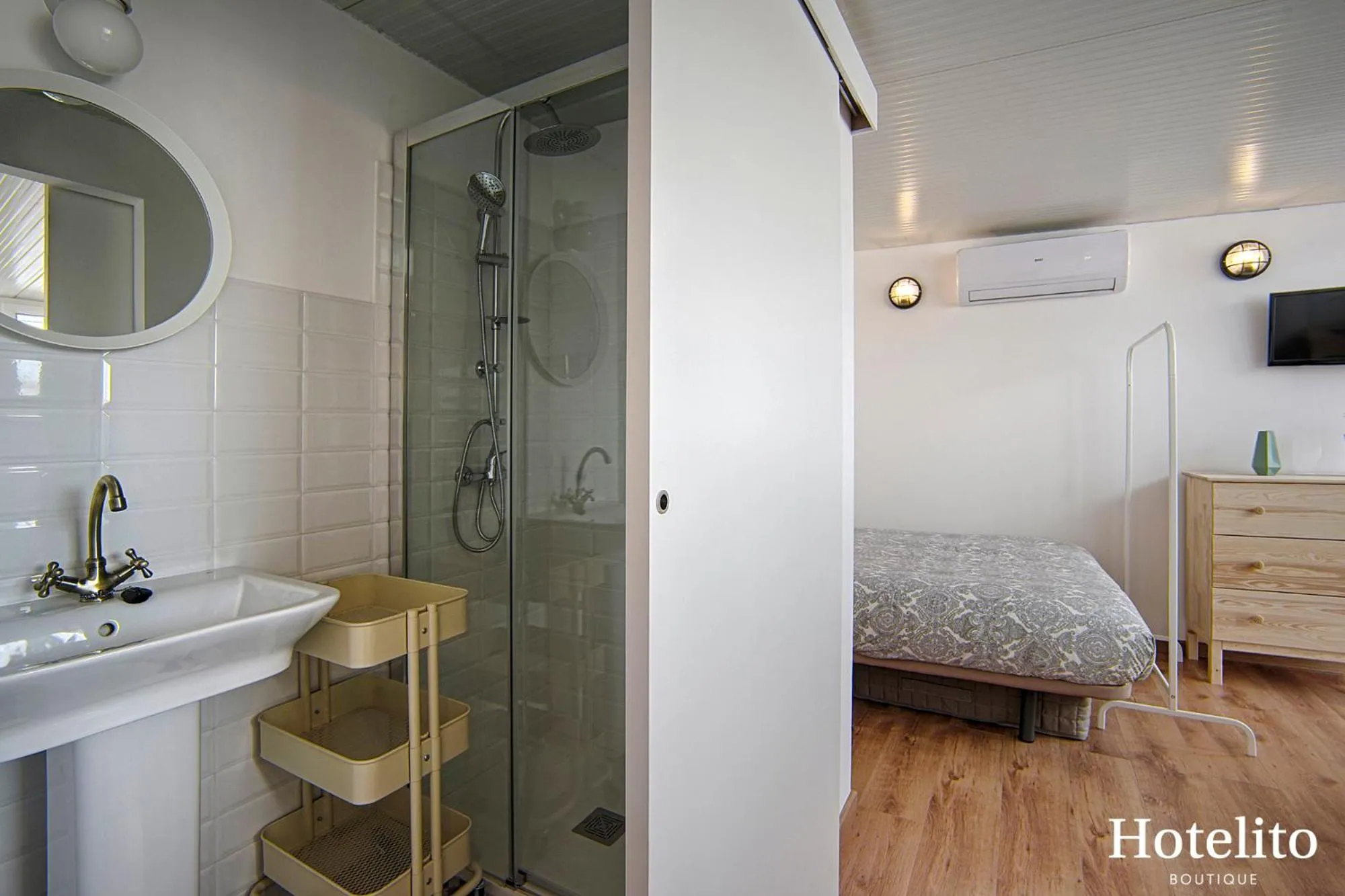 Bed in Hotelito Boutique Badalona.