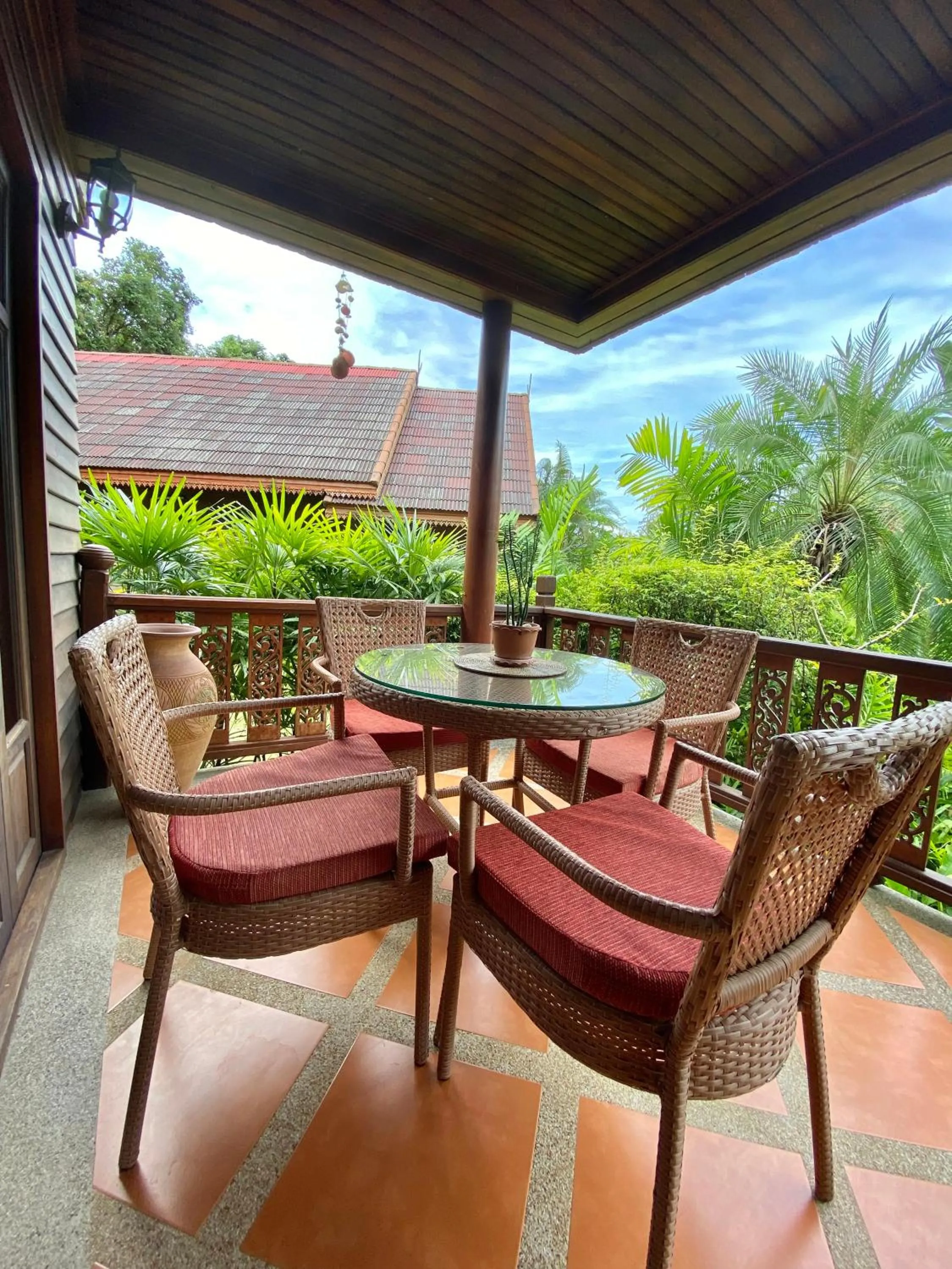 Patio in Baan Laem Noi Villa's