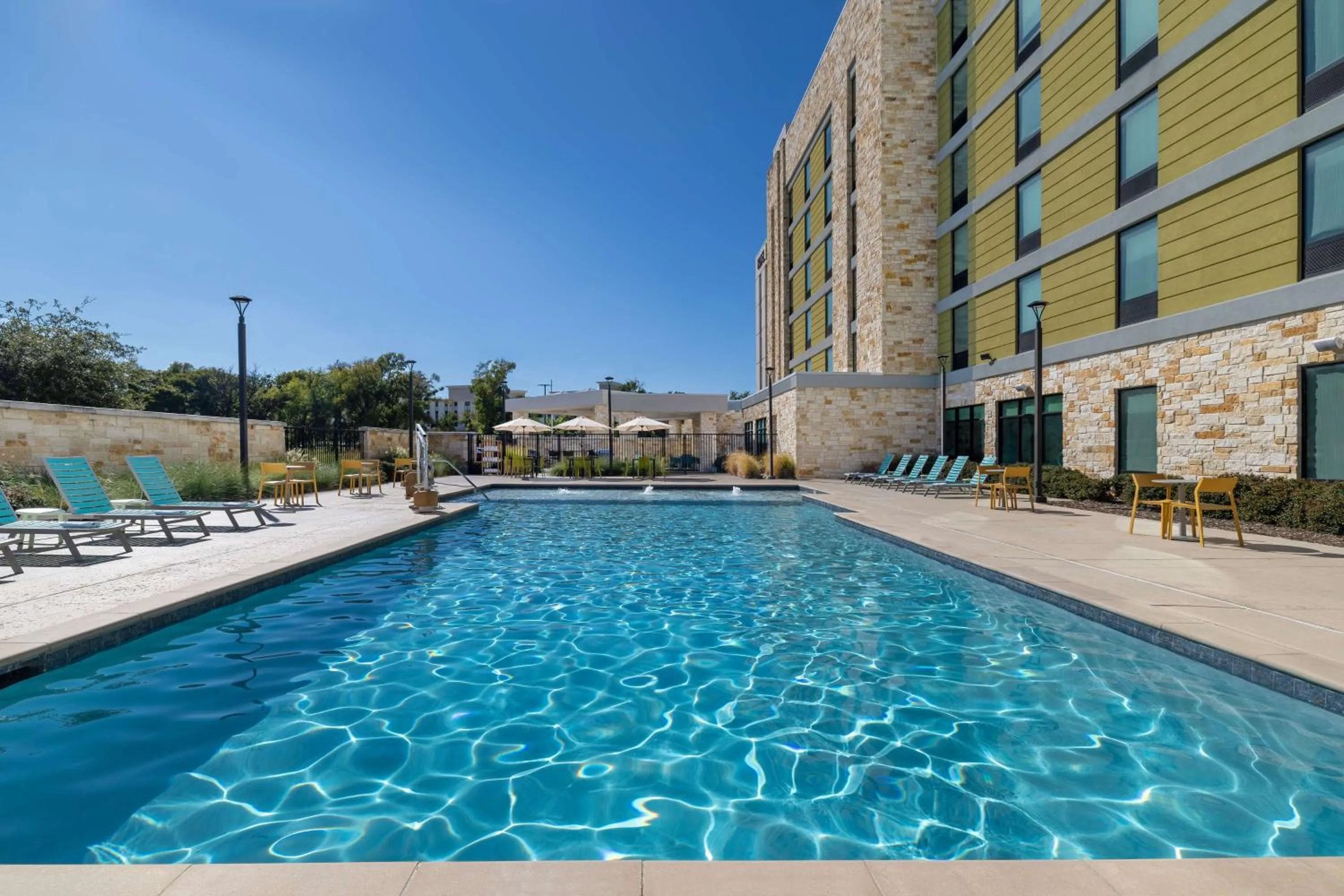 Pool view in Home2 Suites By Hilton Plano Richardson