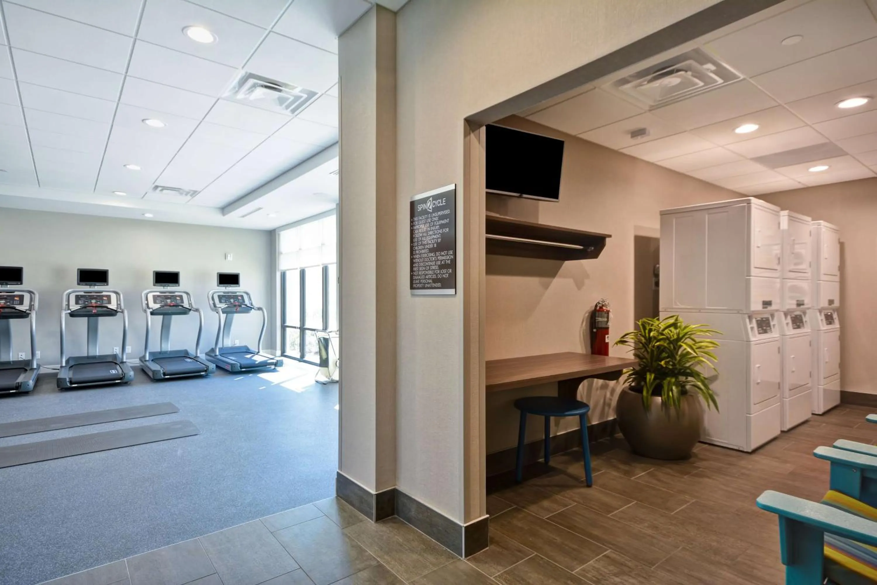 Fitness centre/facilities in Home2 Suites By Hilton Plano Richardson