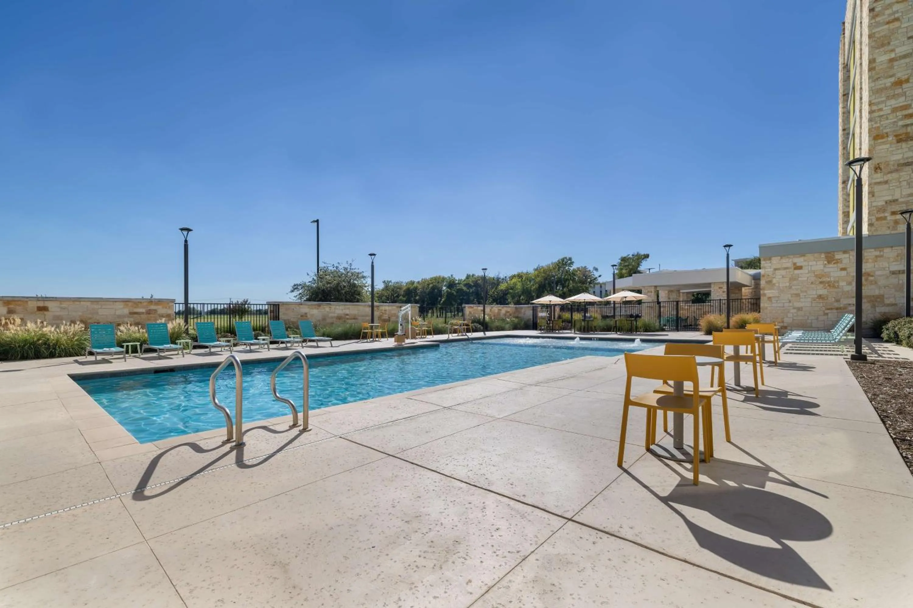 Pool view in Home2 Suites By Hilton Plano Richardson