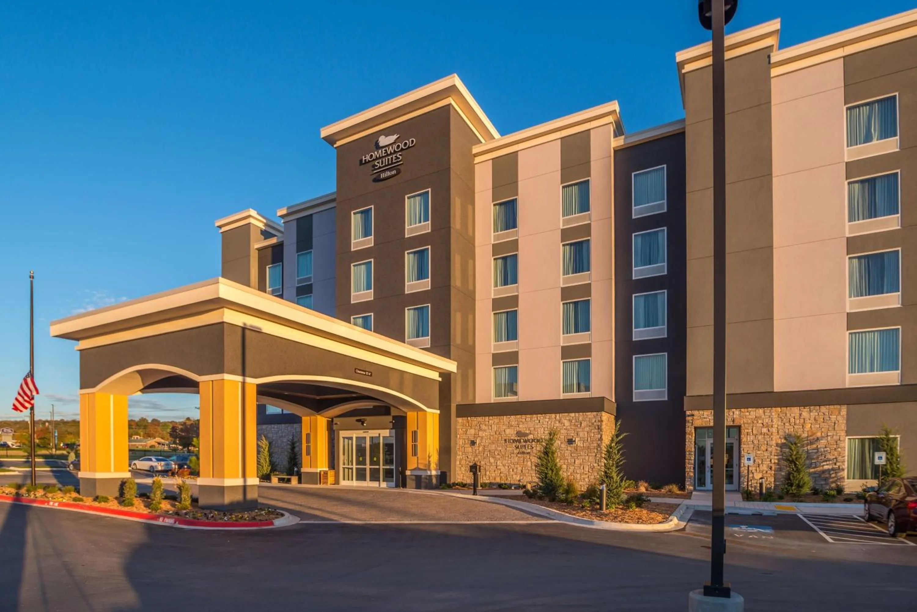 Property building in Homewood Suites By Hilton Tulsa Catoosa