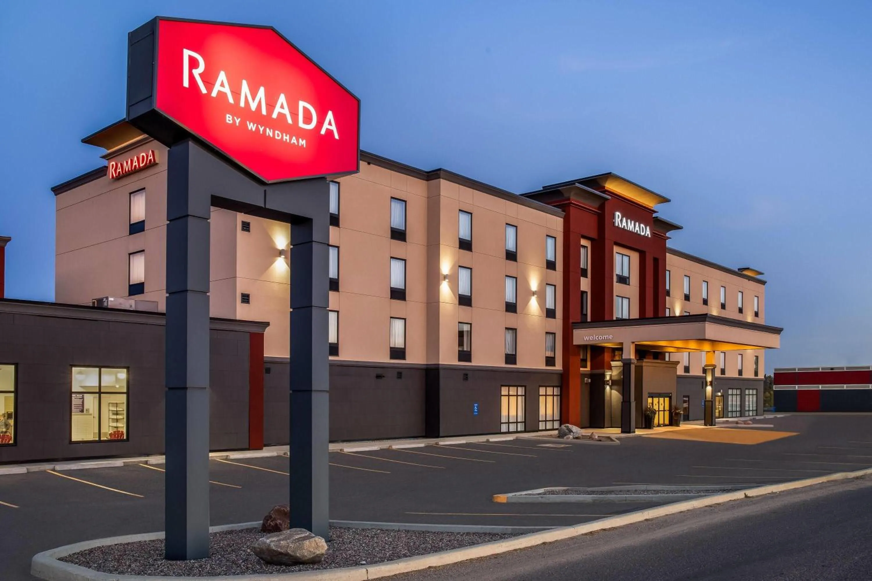 Property building in Ramada by Wyndham St Paul AB