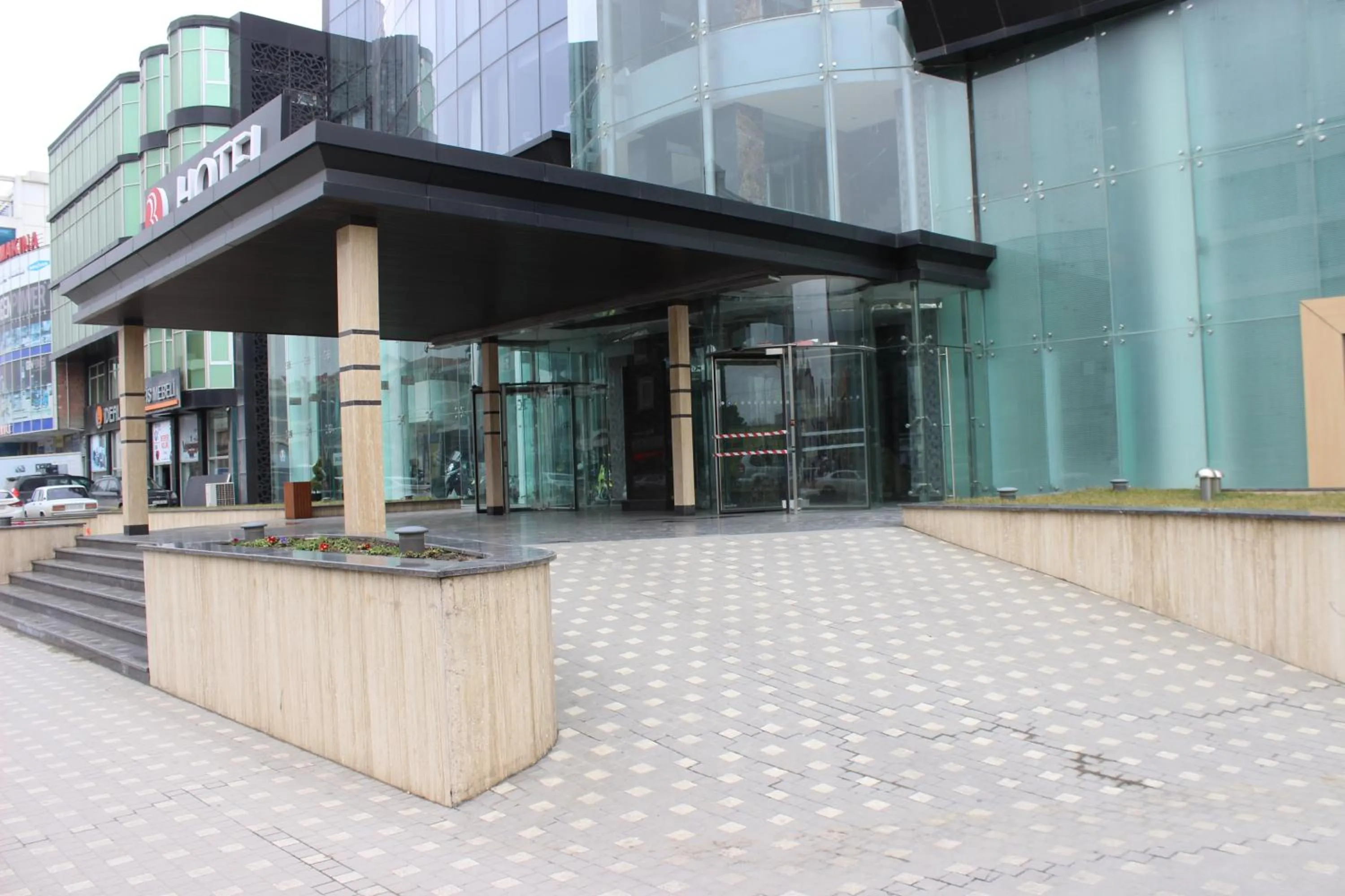 Facade/entrance in Sky Hotel Baku