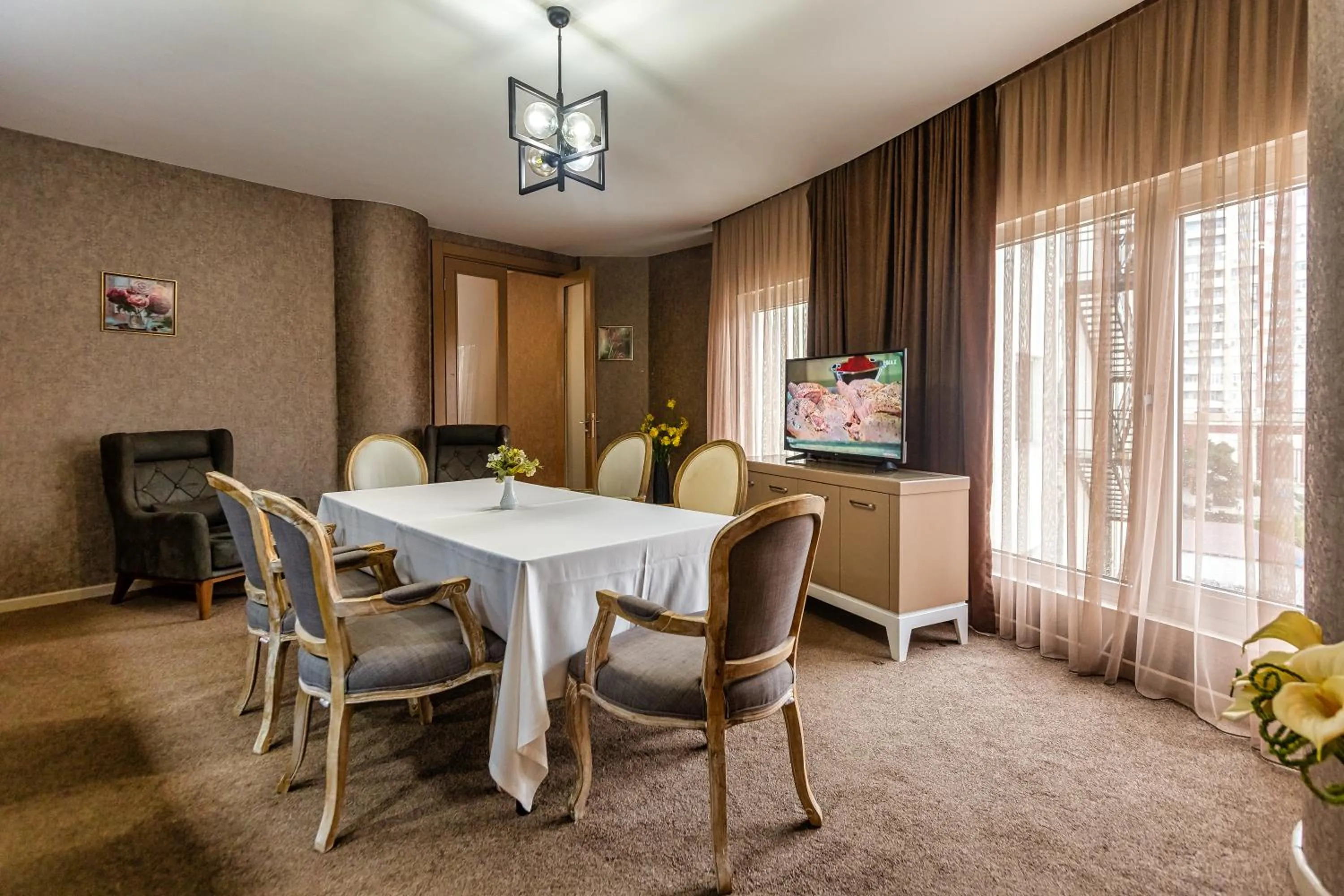 Dining area in Sky Hotel Baku