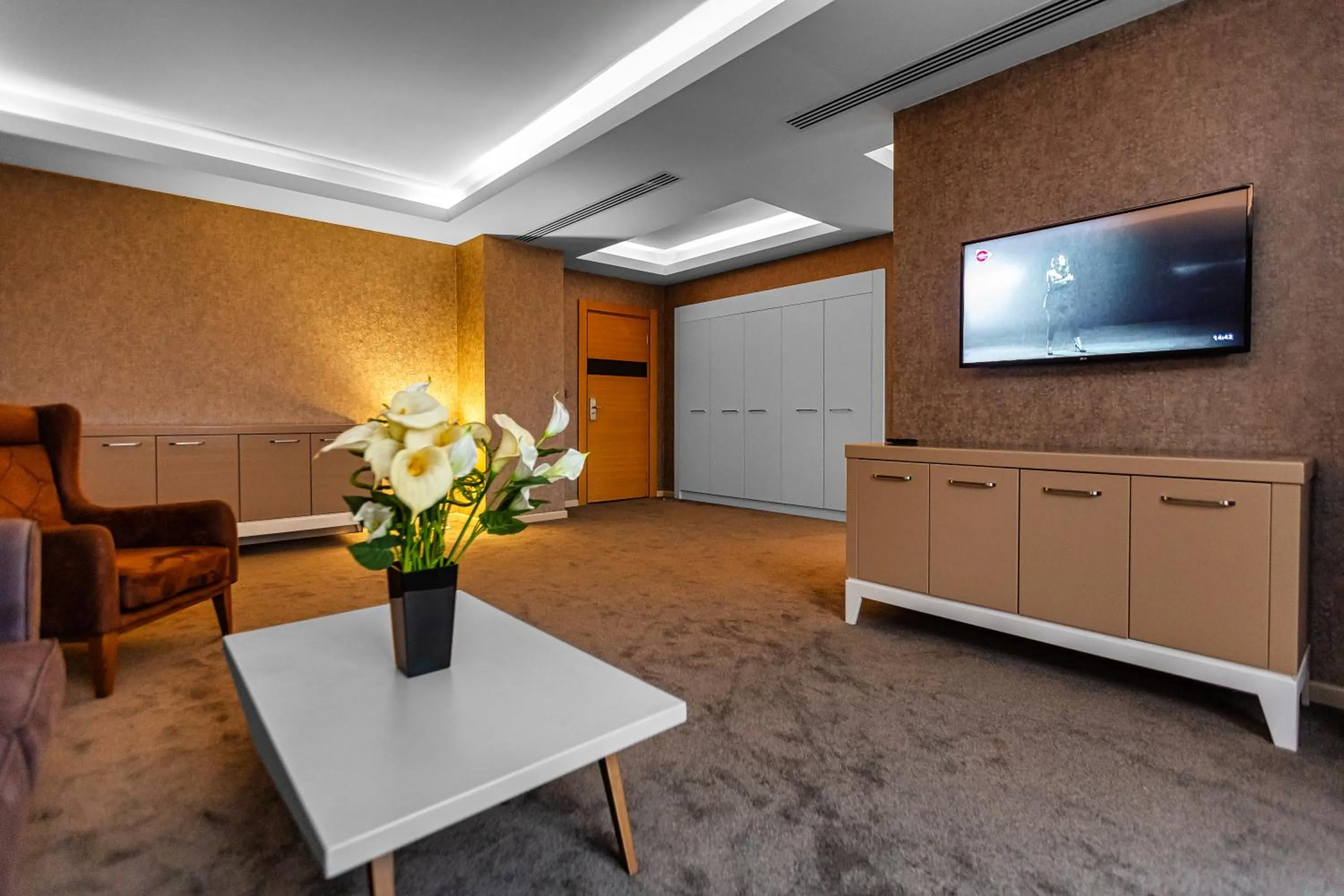 Seating area in Sky Hotel Baku