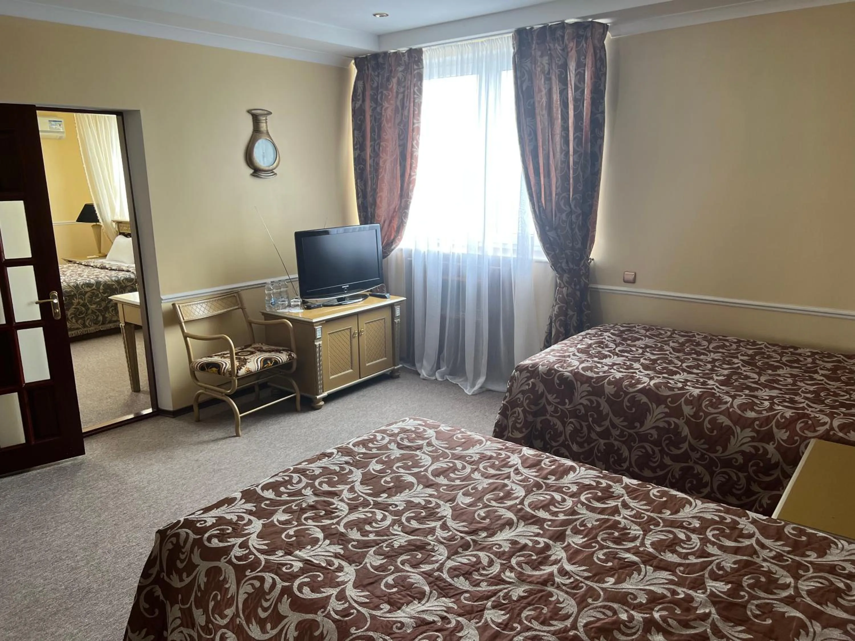 Bed in Отель Фараон