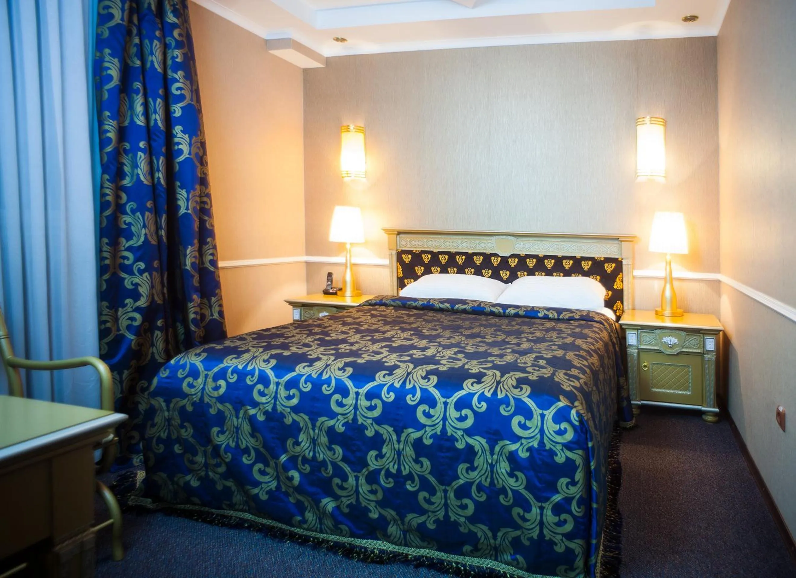 Bed in Отель Фараон