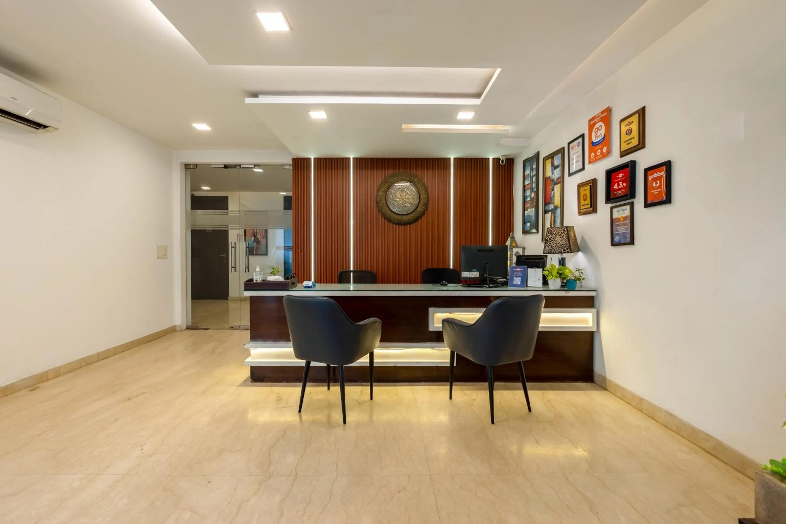 Lobby or reception in Vivid Boutique Hotel, Medanta, Gurugram