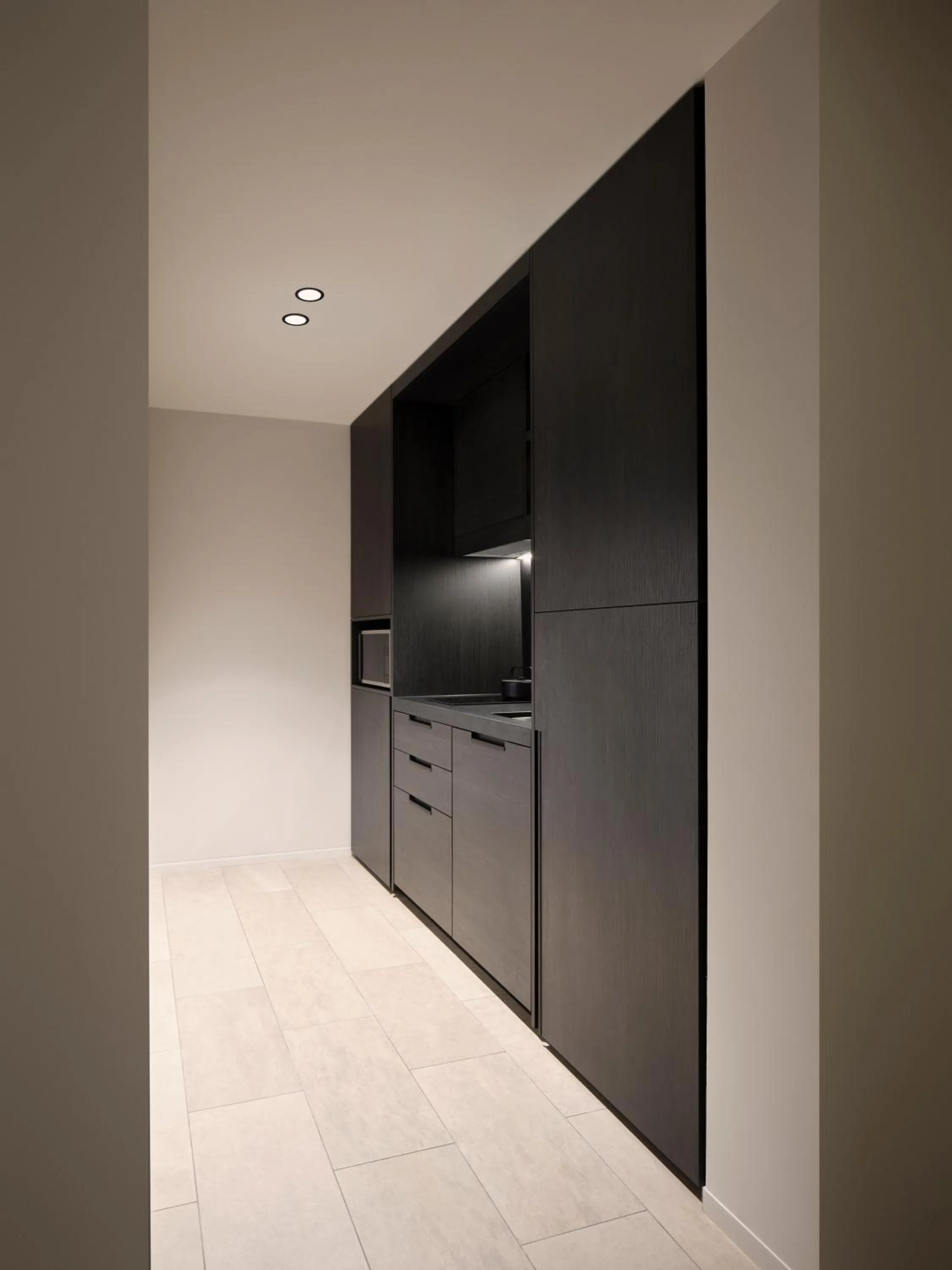 Kitchen or kitchenette in Burbury Hotel & Apartments