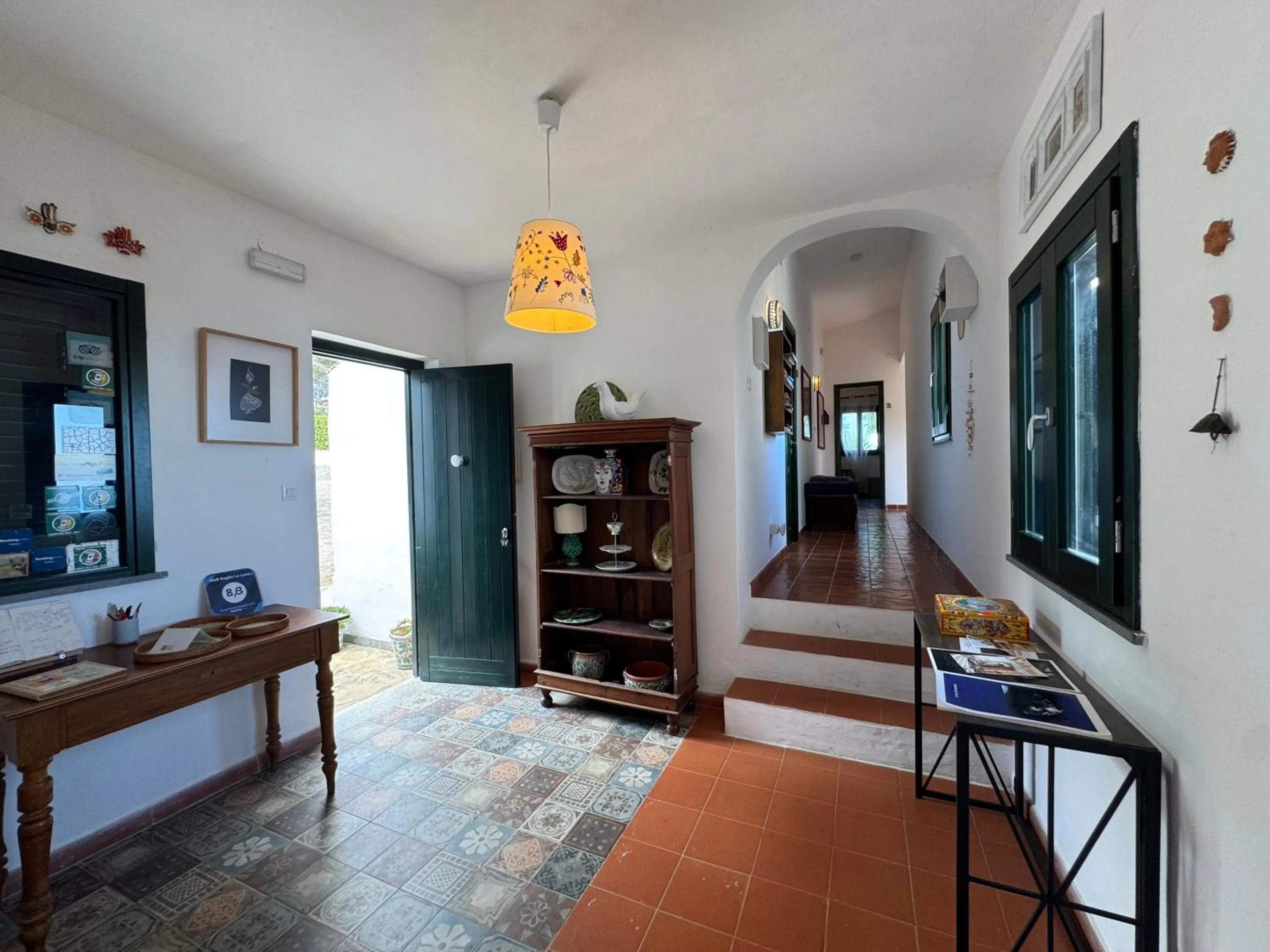 Seating area, Bed in Baglio La Luna - B&B