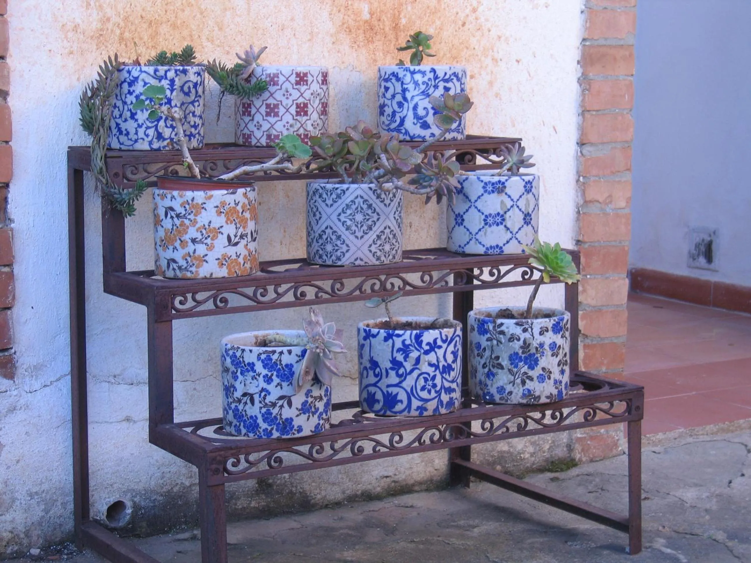Decorative detail in Baglio La Luna - B&B