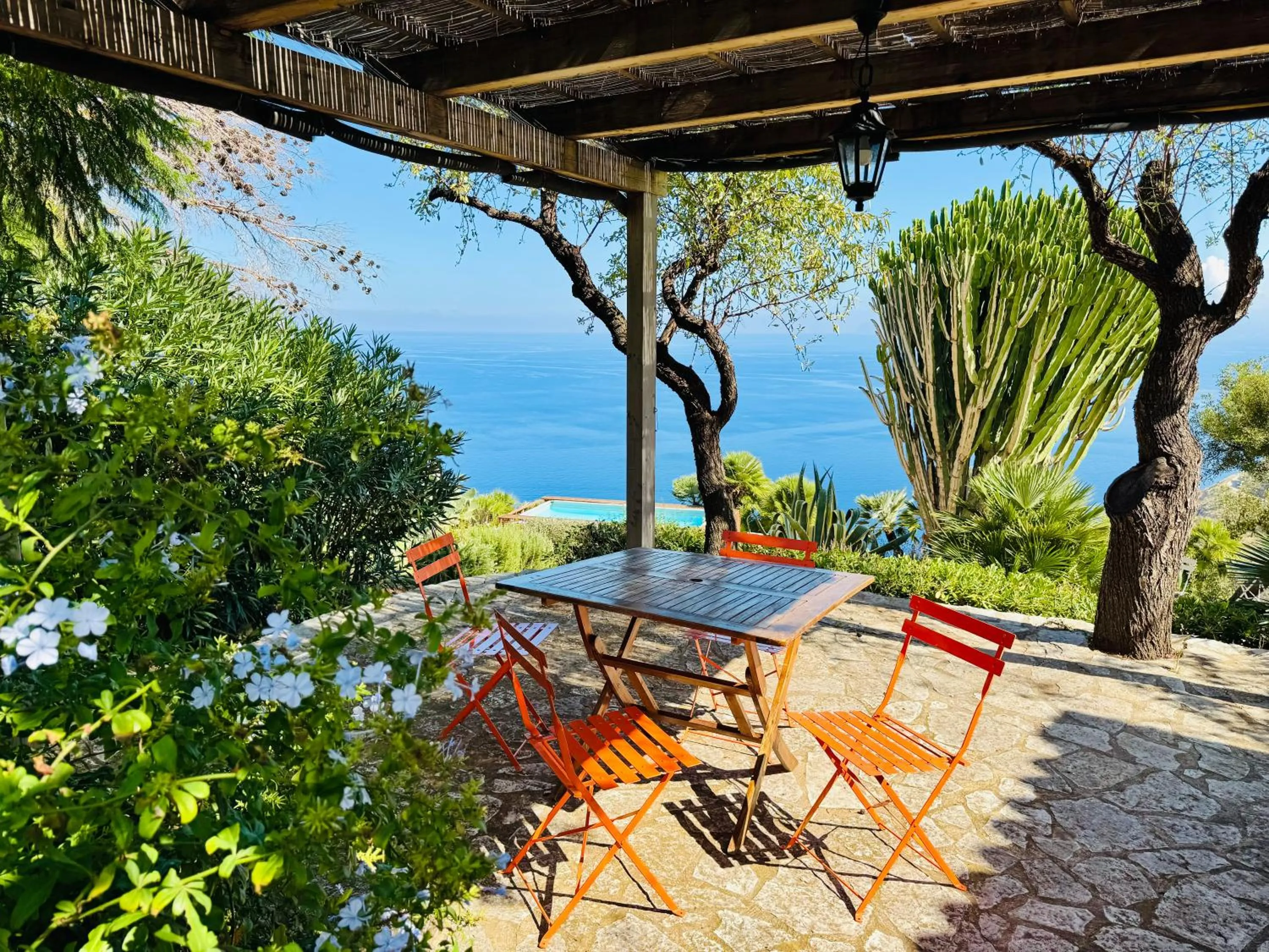 Patio in Baglio La Luna - B&B