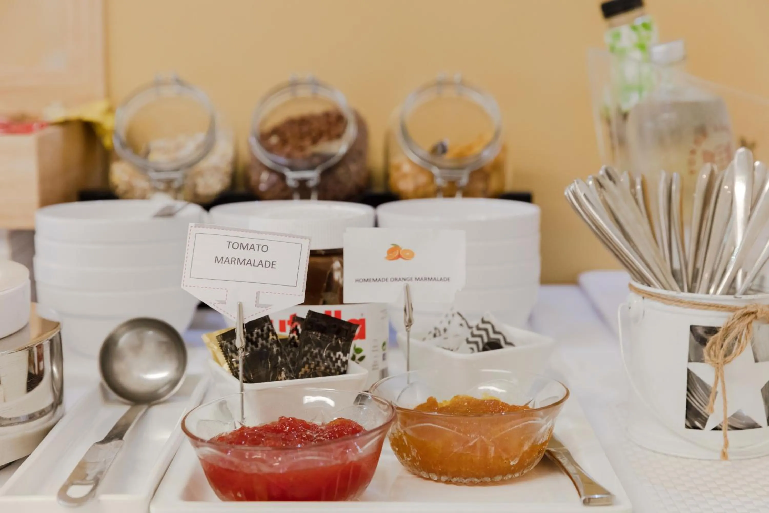 Buffet breakfast in Fonda Llabres Boutique