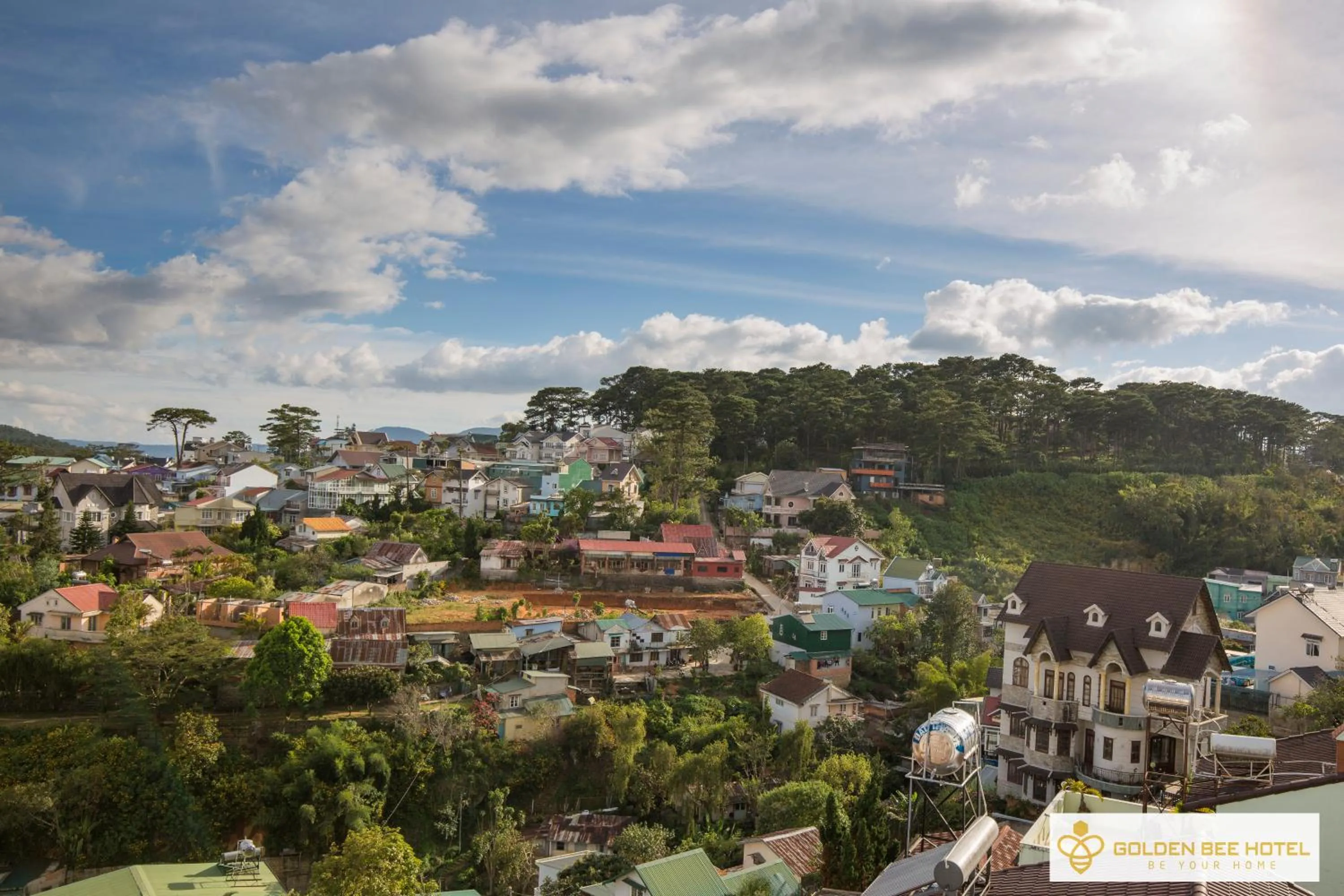 Bird's eye view in Golden Bee Hotel